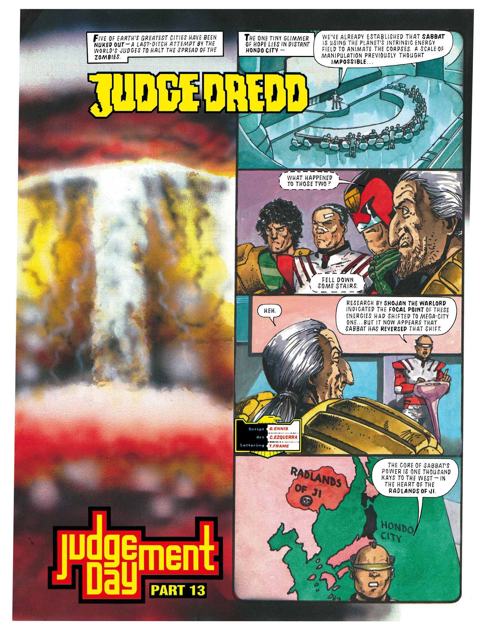 Read online Essential Judge Dredd: Judgement Day comic -  Issue # TPB - 96