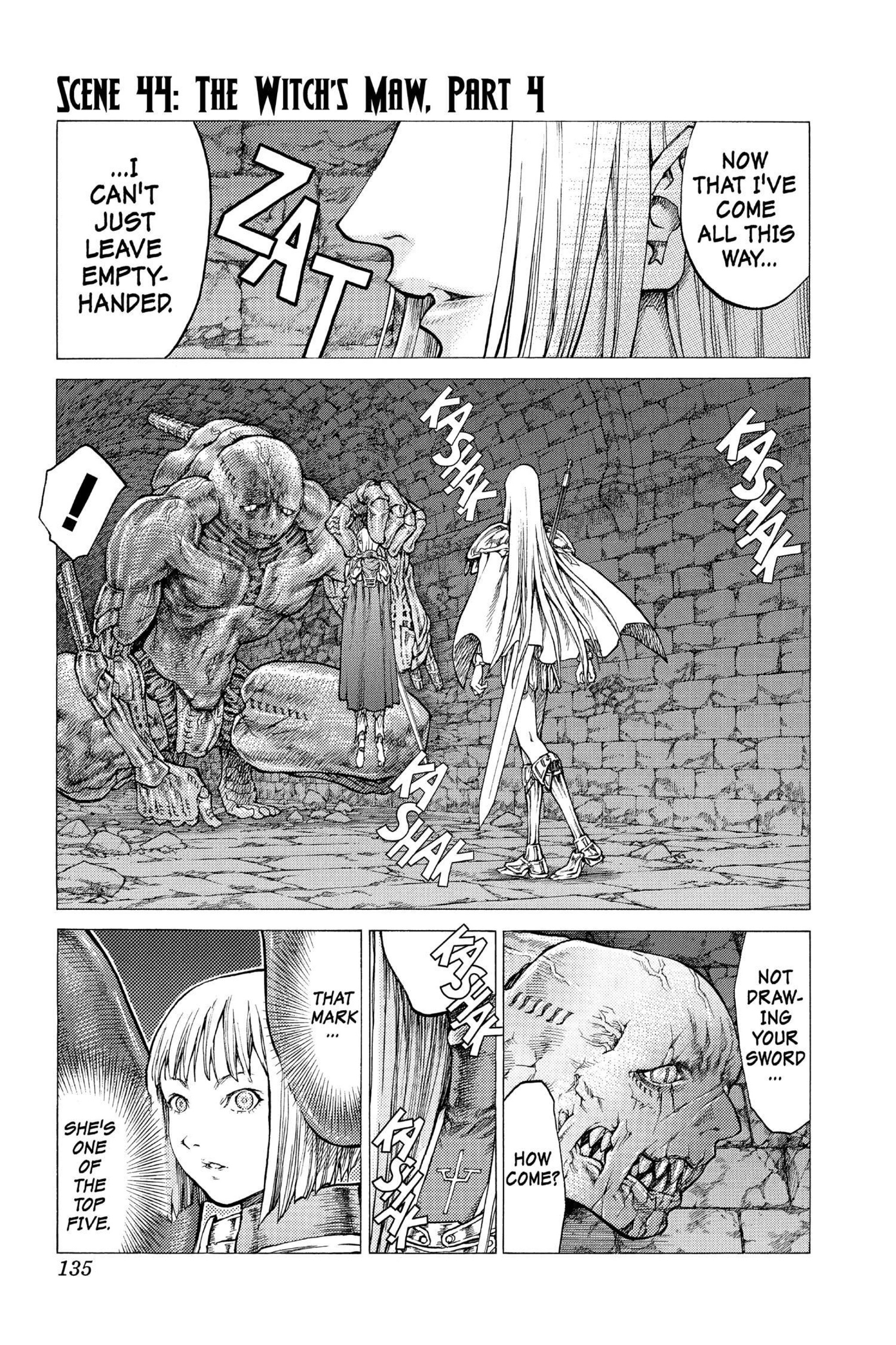 Read online Claymore comic -  Issue #8 - 124