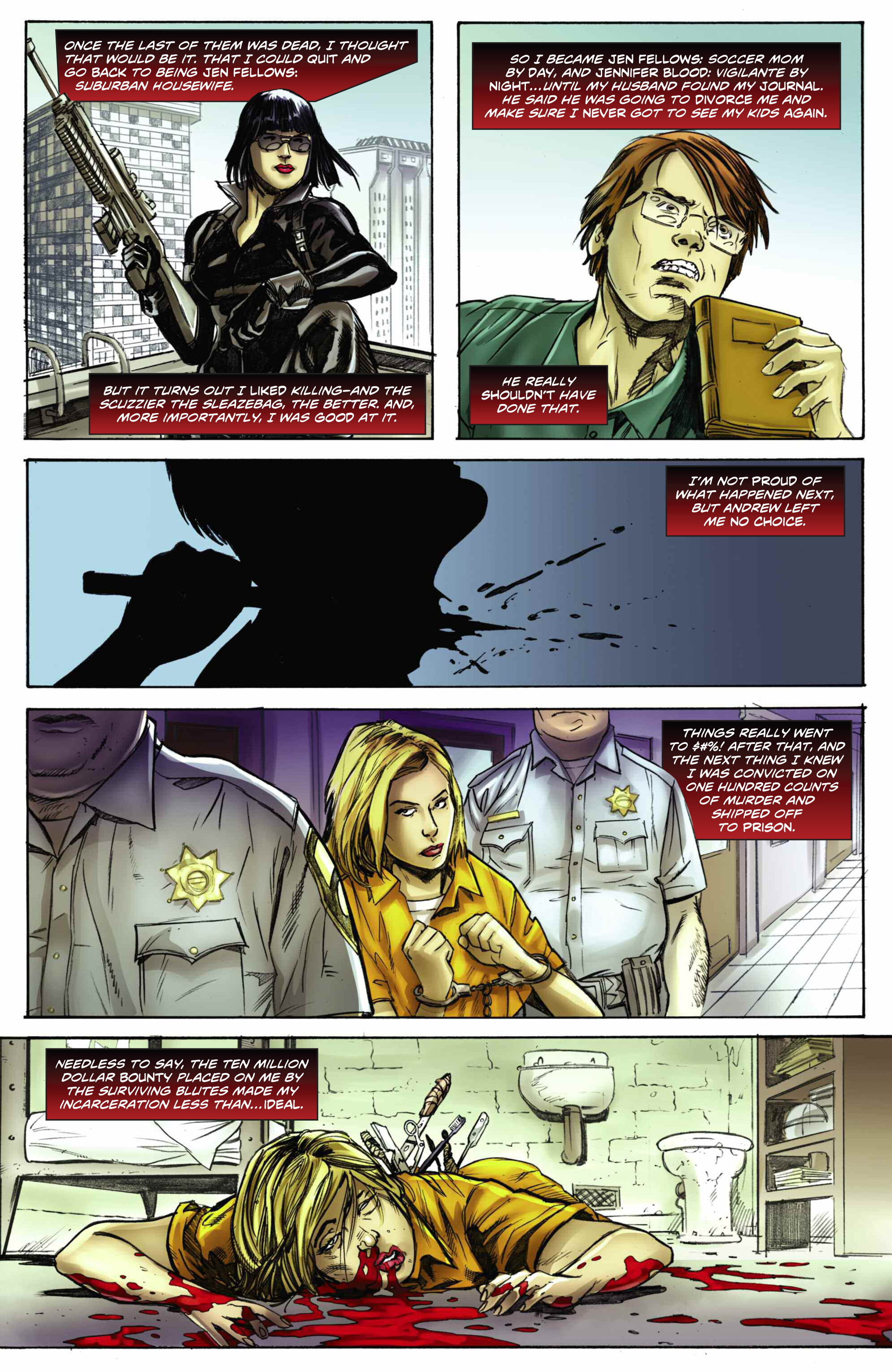 Read online Swords of Sorrow: Vampirella & Jennifer Blood comic -  Issue #1 - 10