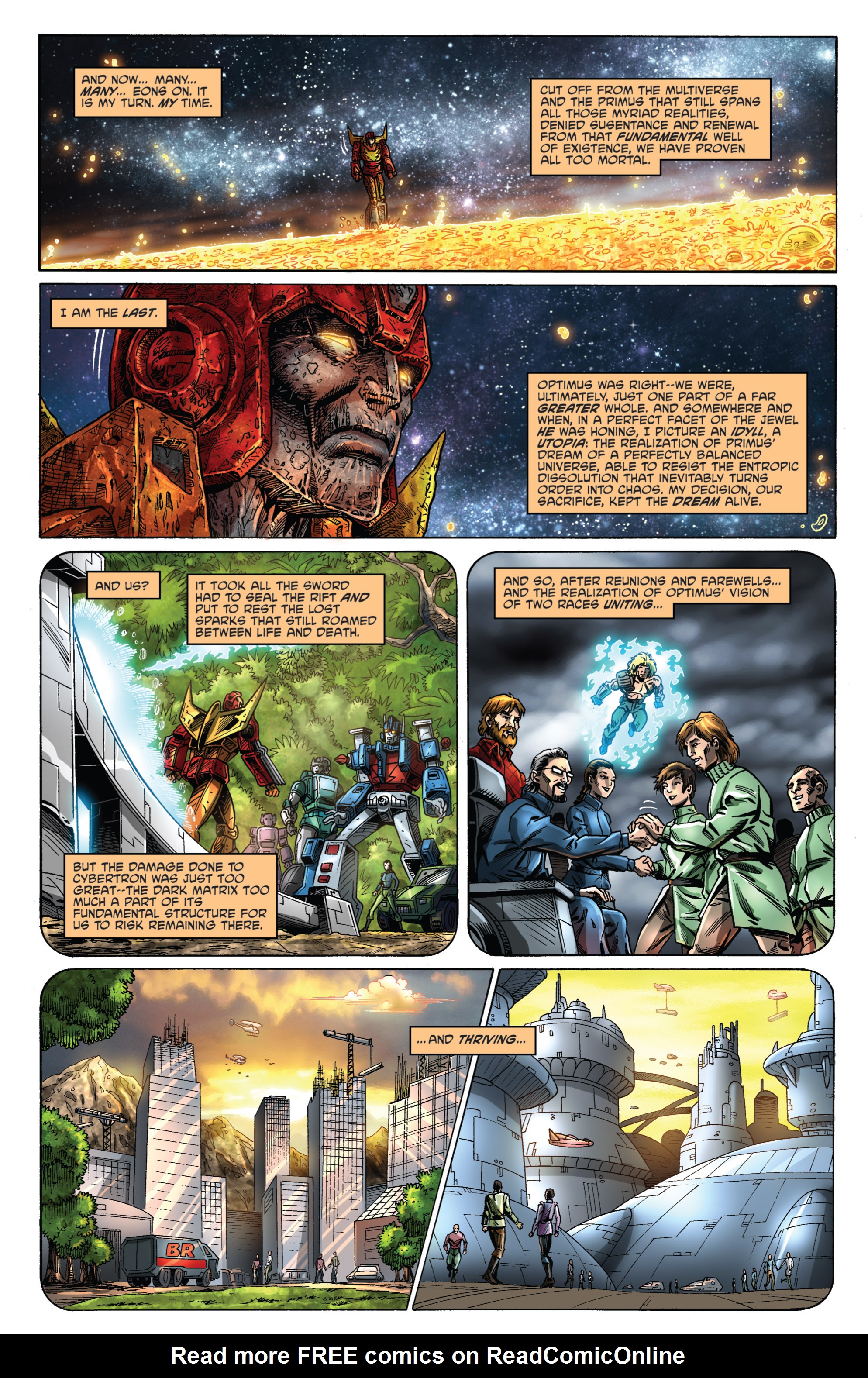 Read online The Transformers: Regeneration One comic -  Issue #100 - 35