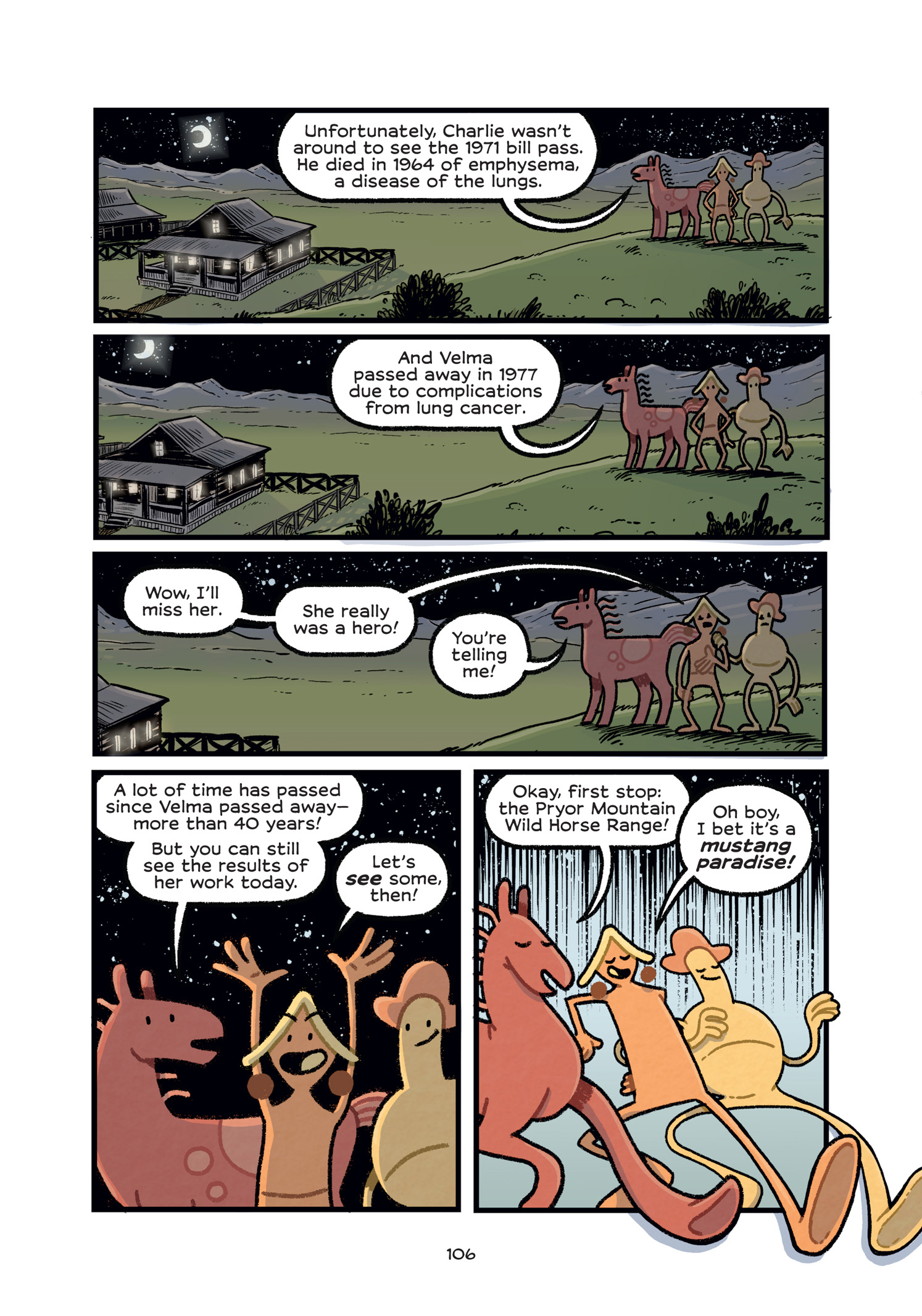 Read online History Comics comic -  Issue # The Wild Mustang - Horses of the American West - 99