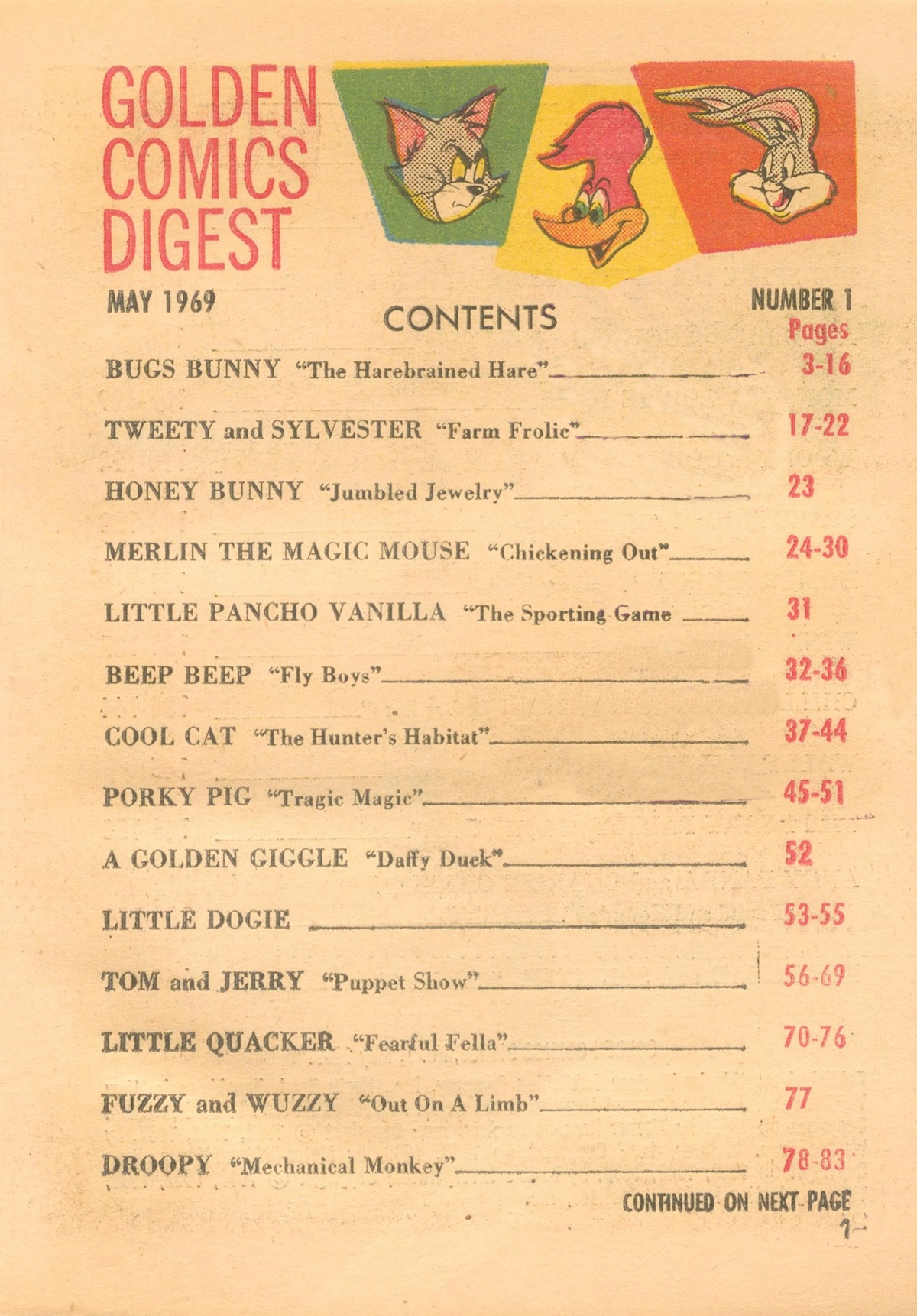 Read online Golden Comics Digest comic -  Issue #1 - 3