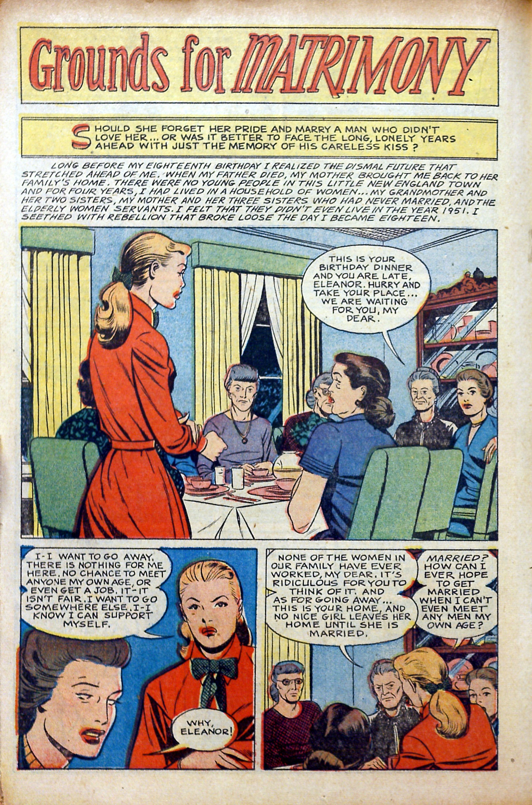 Read online Glamorous Romances comic -  Issue #56 - 18