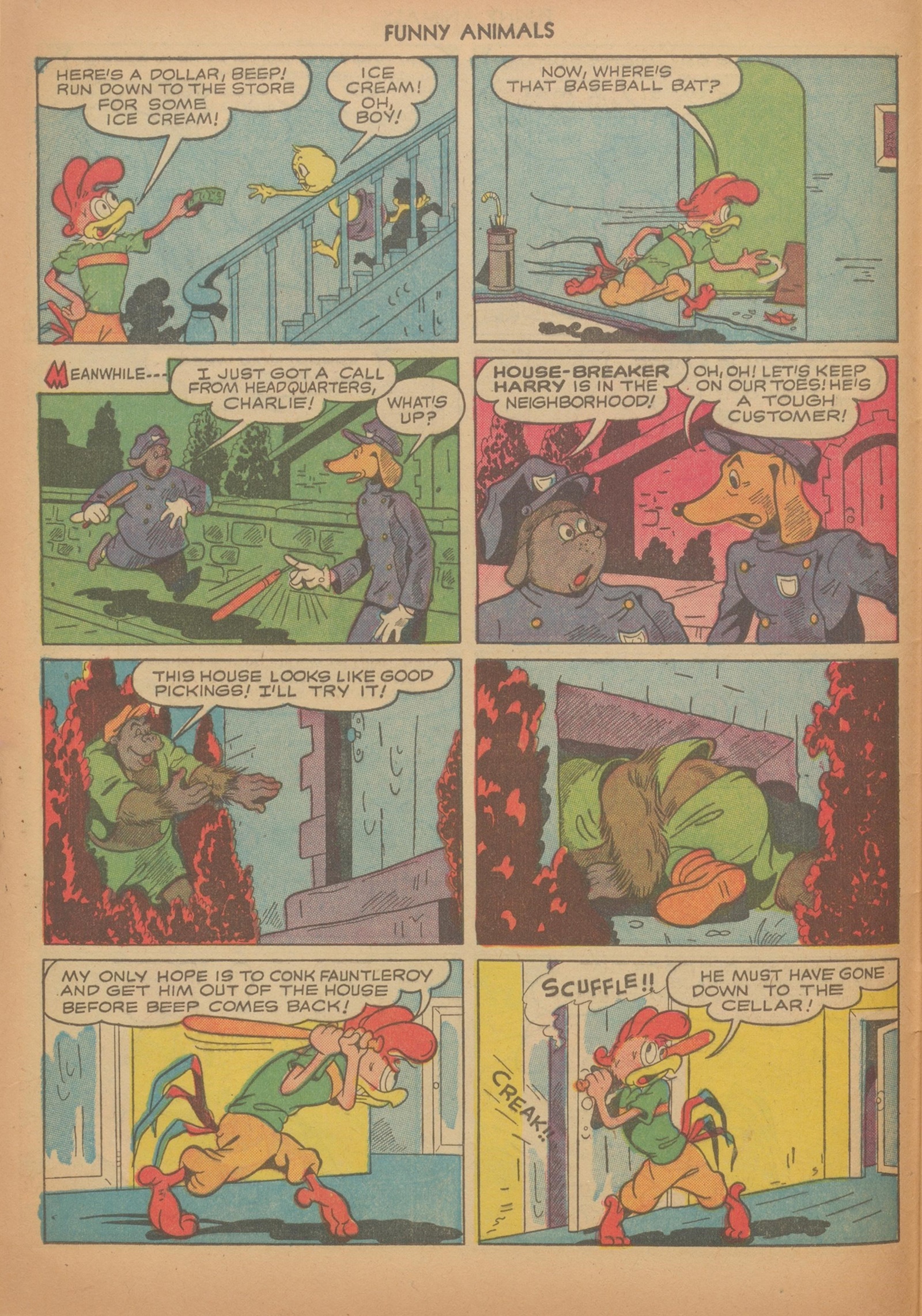 Read online Fawcett's Funny Animals comic -  Issue #76 - 8