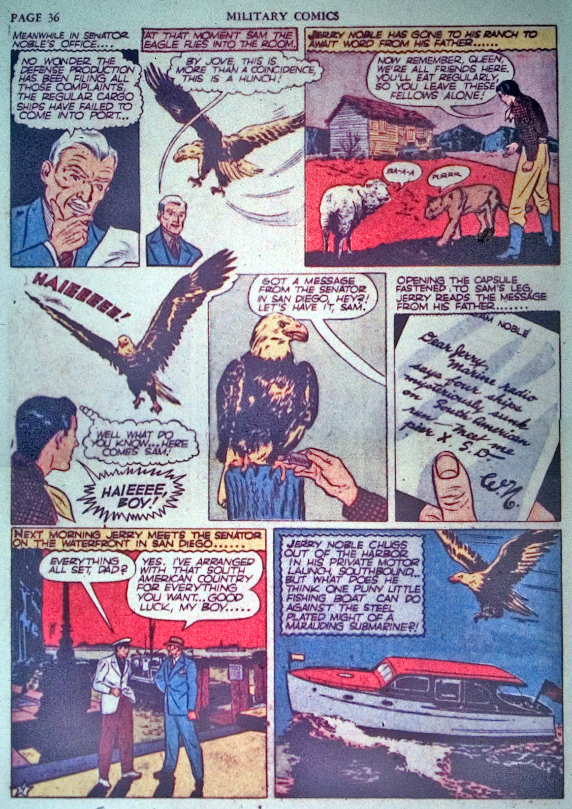 Read online Military Comics comic -  Issue #3 - 38