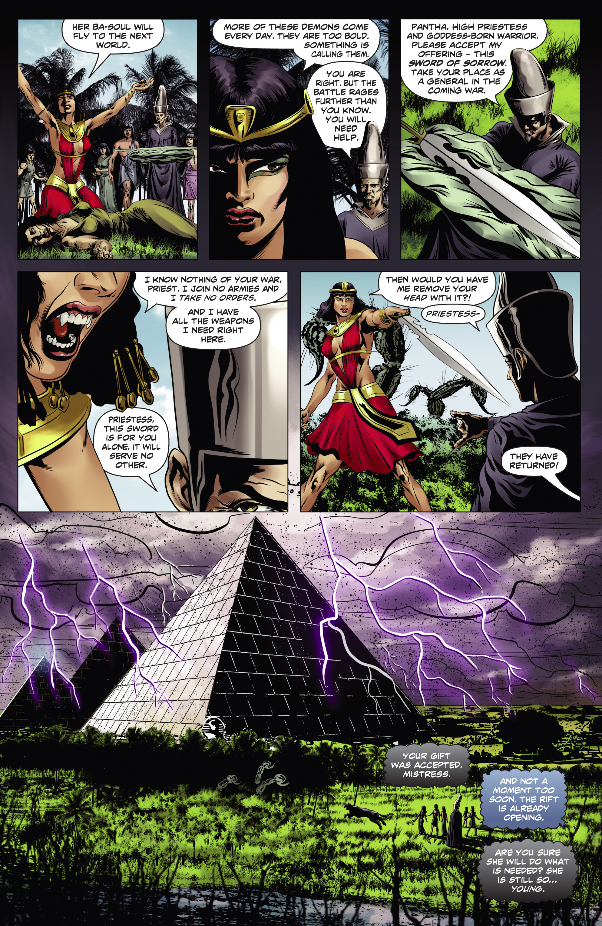 Read online Swords of Sorrow: Pantha & Jane Porter Special comic -  Issue # Full - 5