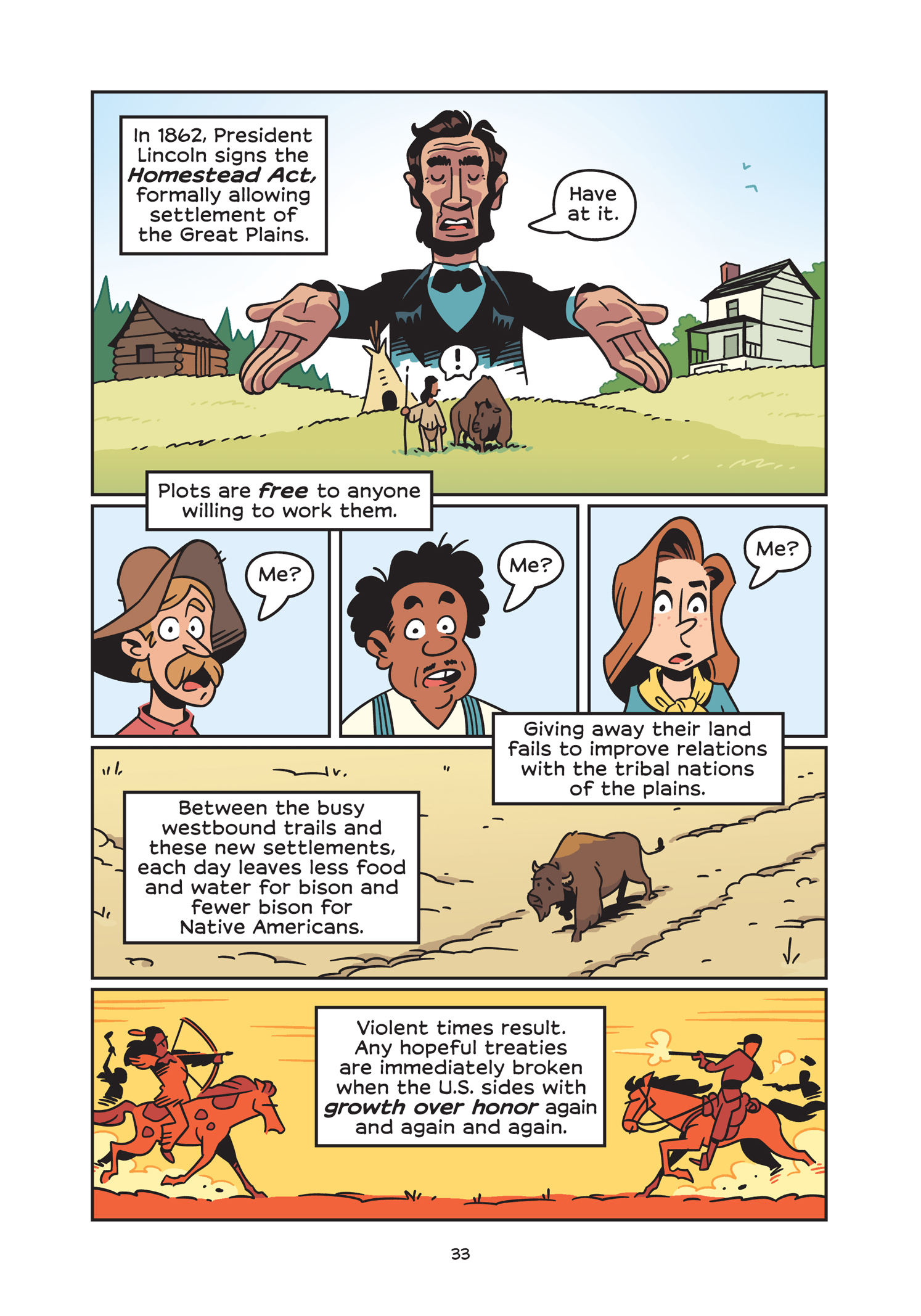 Read online History Comics comic -  Issue # The American Bison - The Buffalos Survival Tale - 39