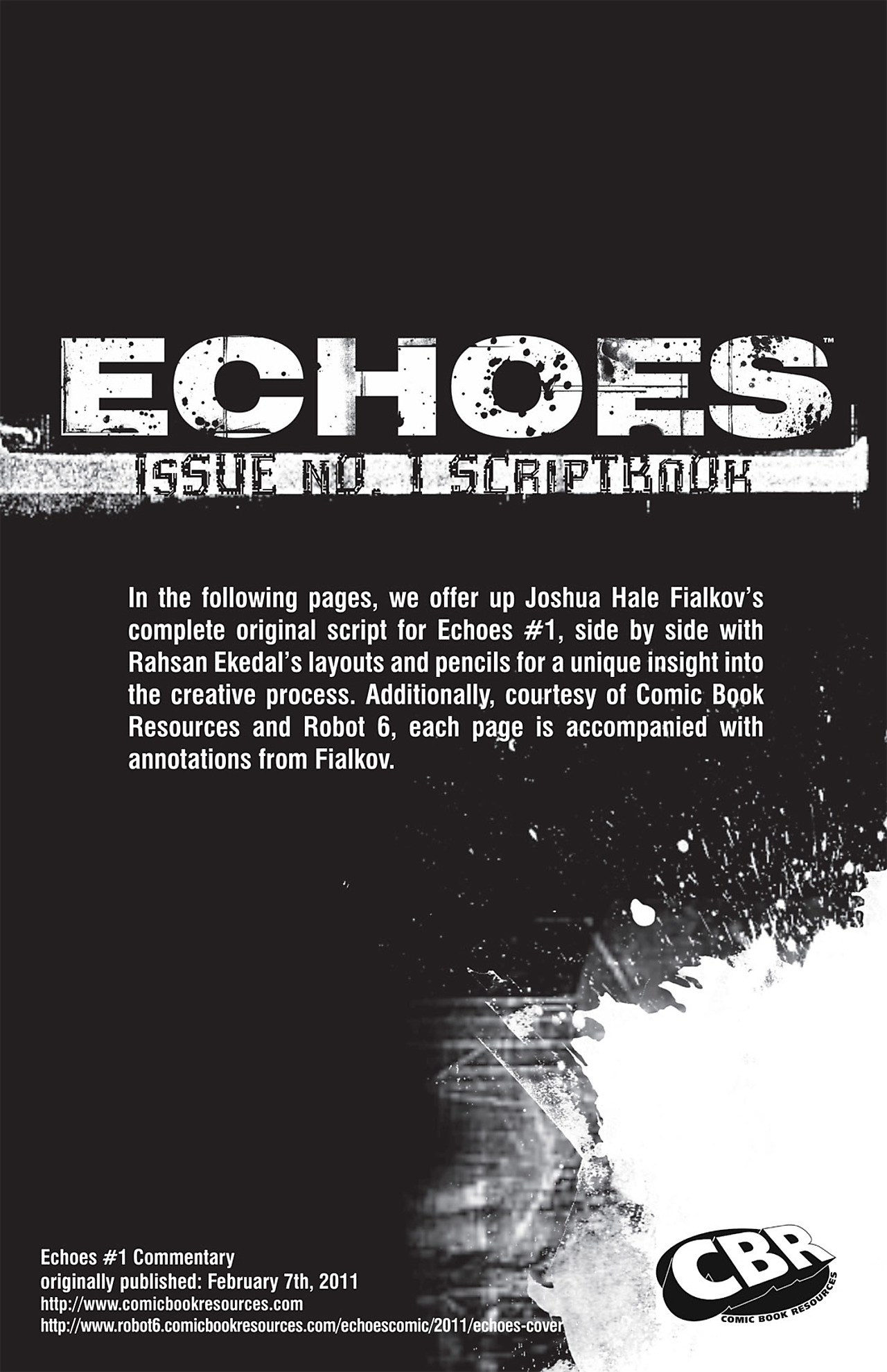 Read online Echoes comic -  Issue # TPB - 142