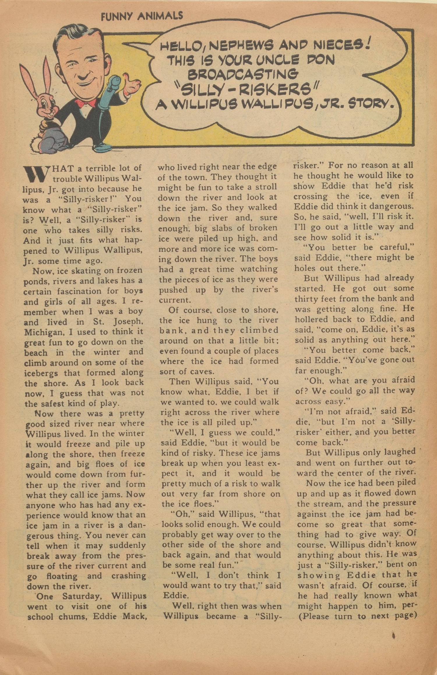 Read online Fawcett's Funny Animals comic -  Issue #50 - 10