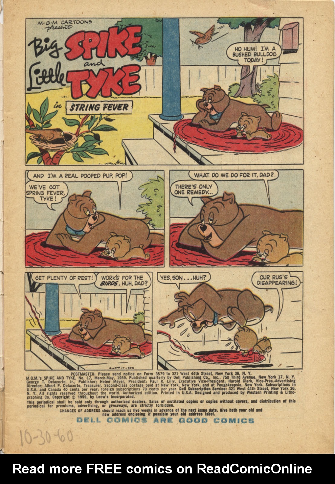 Read online M.G.M's Spike and Tyke comic -  Issue #17 - 3