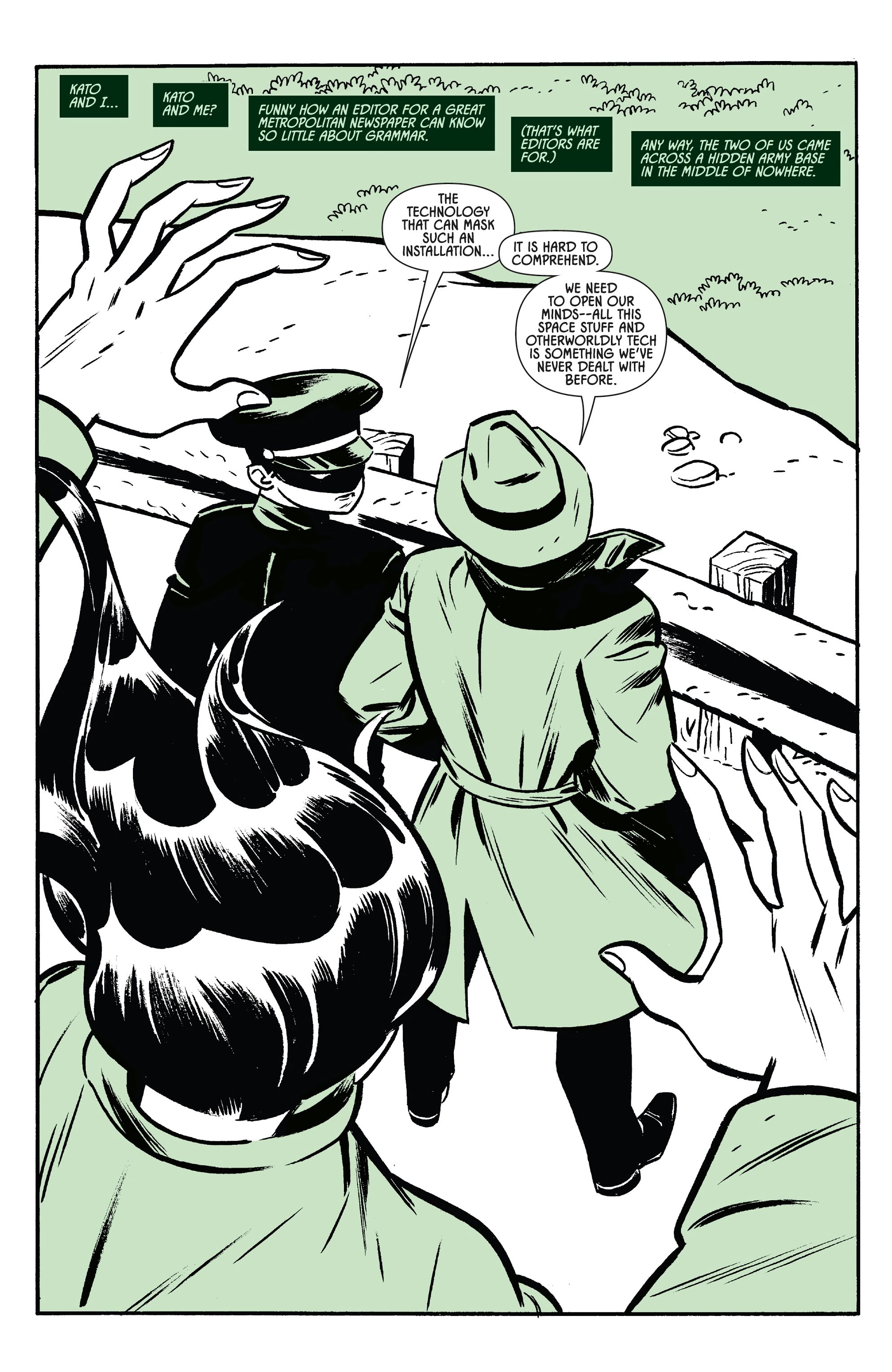 Read online The Green Hornet (2020) comic -  Issue # _Sky Lights Collection - 52