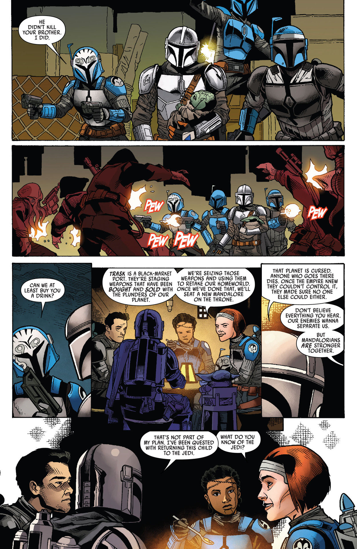 Read online Star Wars: The Mandalorian Season 2 comic -  Issue #3 - 15