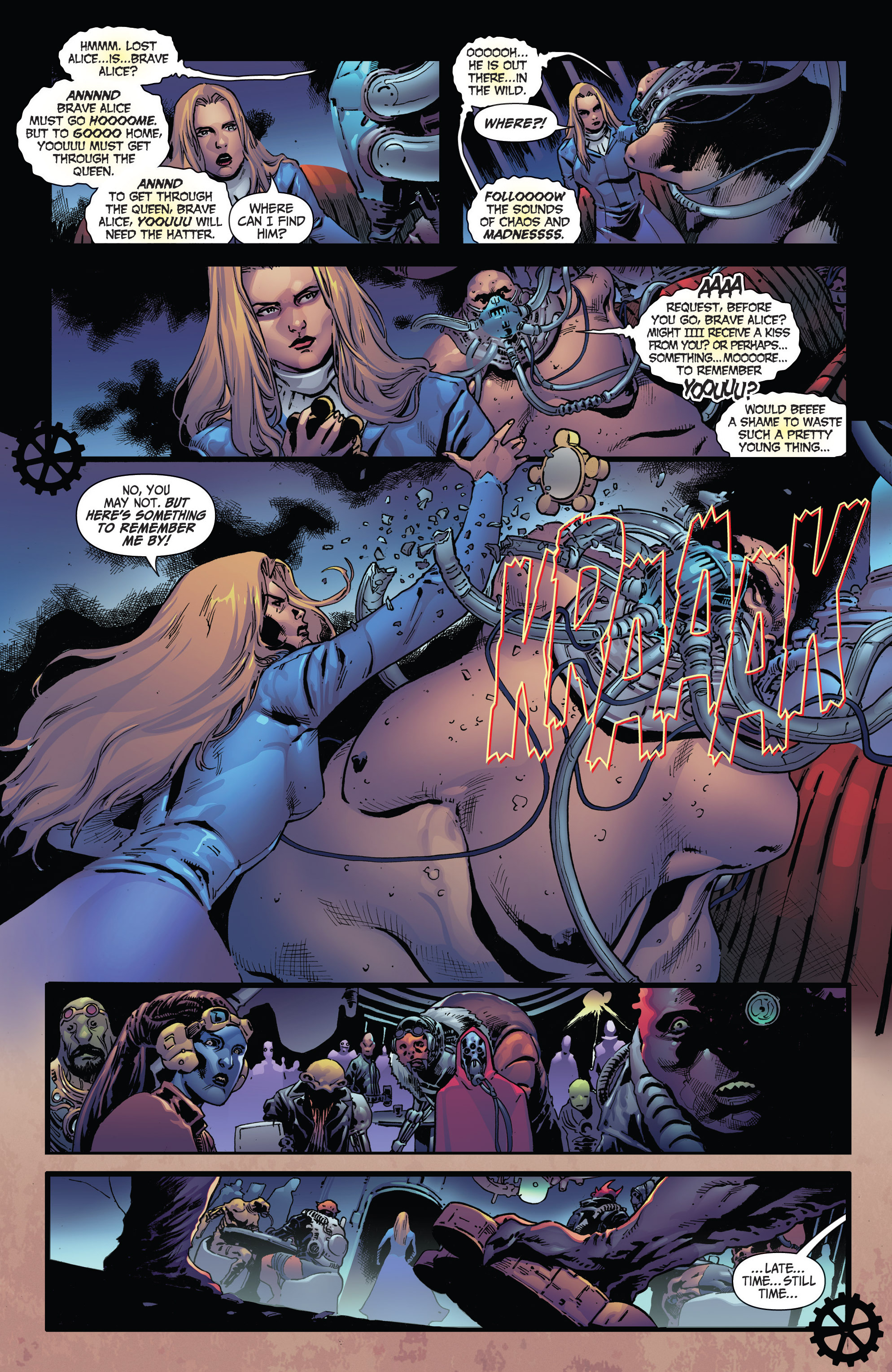 Read online Steampunk: Alice in Wonderland comic -  Issue # Full - 15