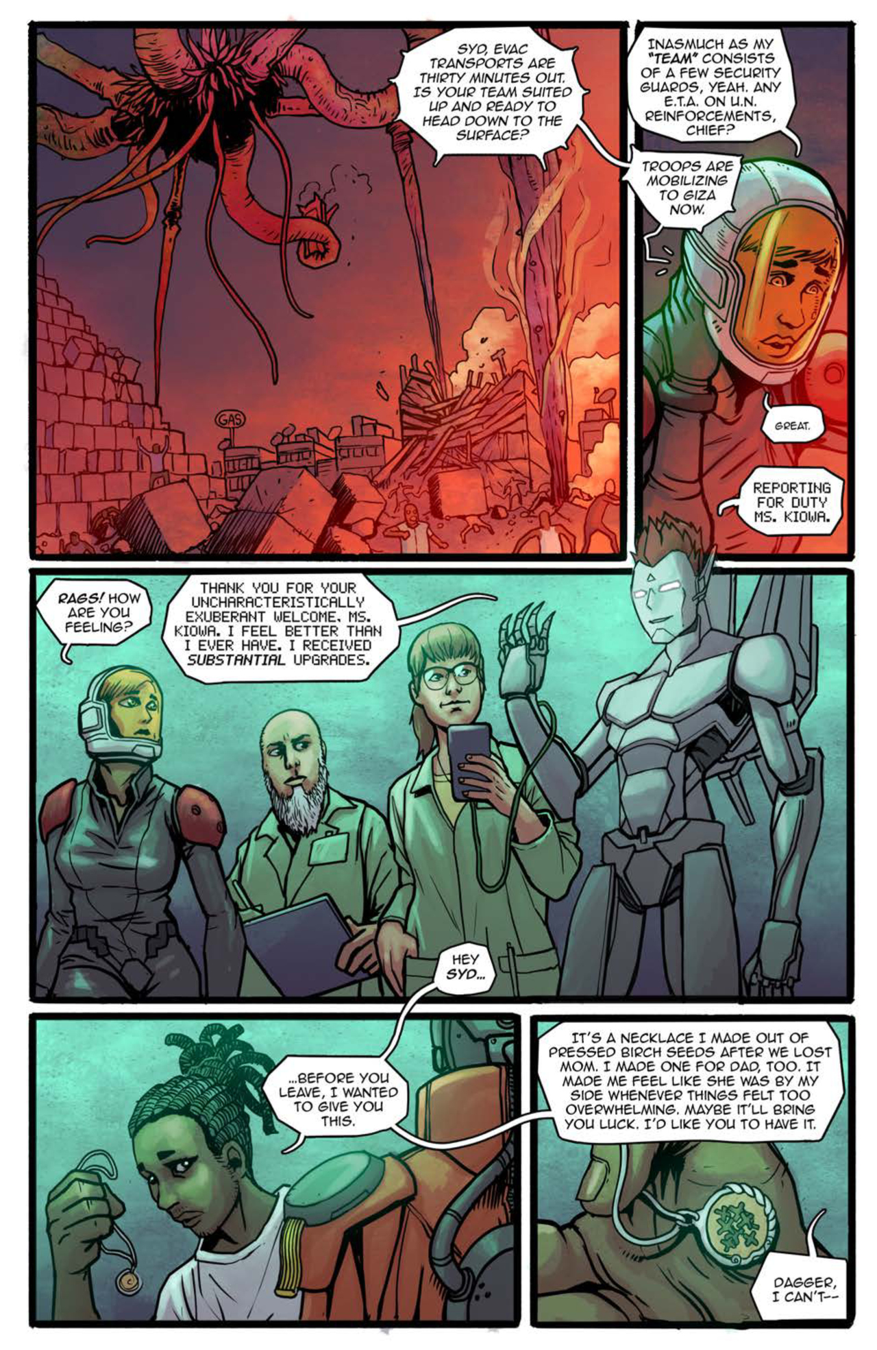 Read online Butcher Queen: Planet of the Dead comic -  Issue #4 - 6