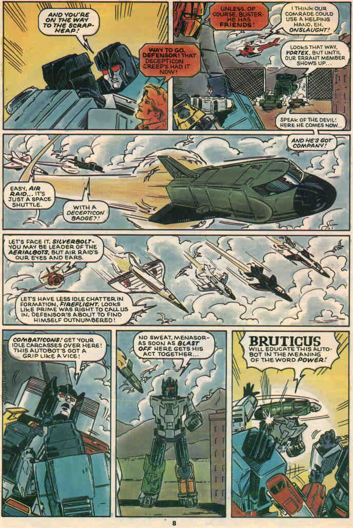 Read online The Transformers (UK) comic -  Issue #64 - 7