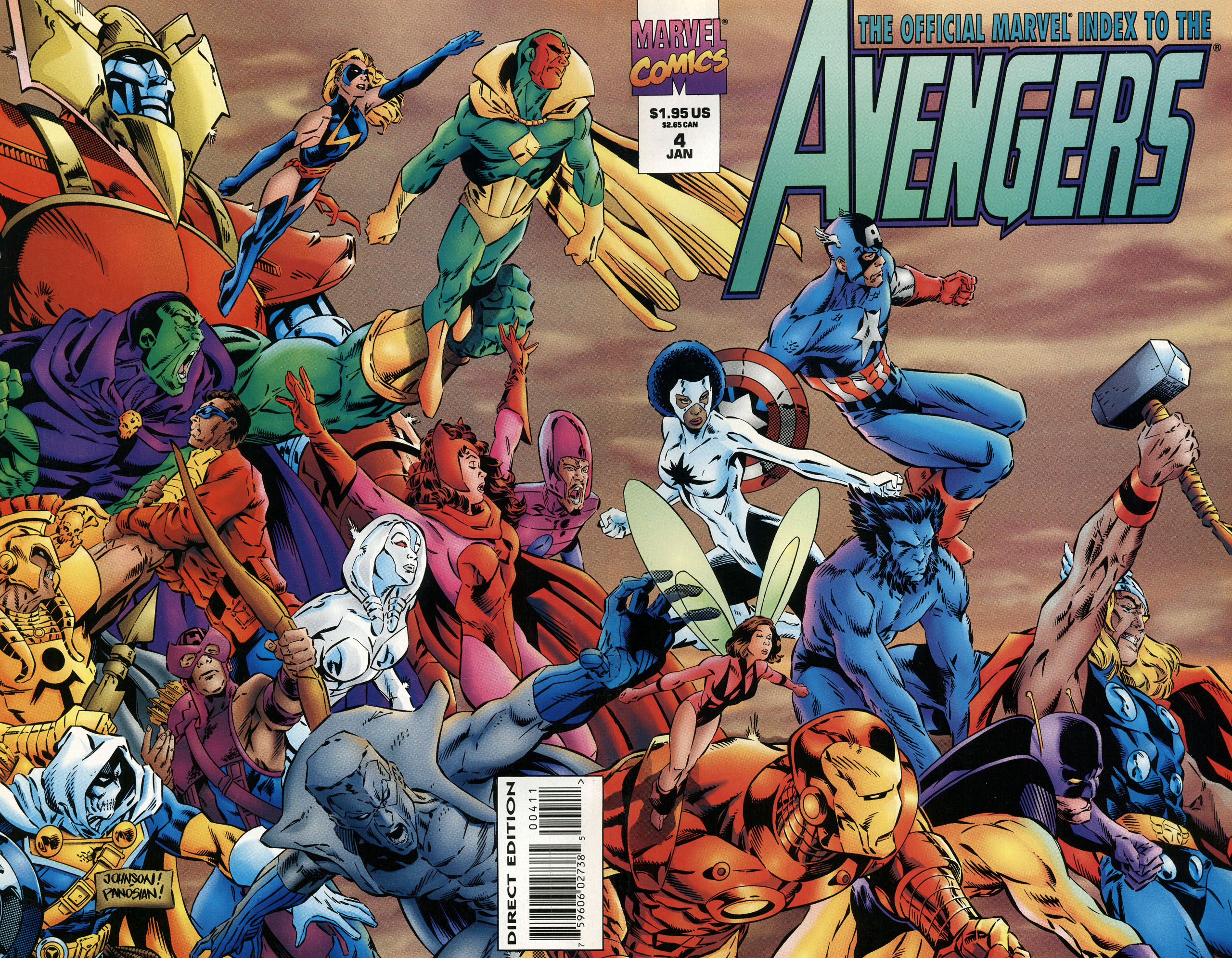Read online The Official Marvel Index to the Avengers comic -  Issue #4 - 1
