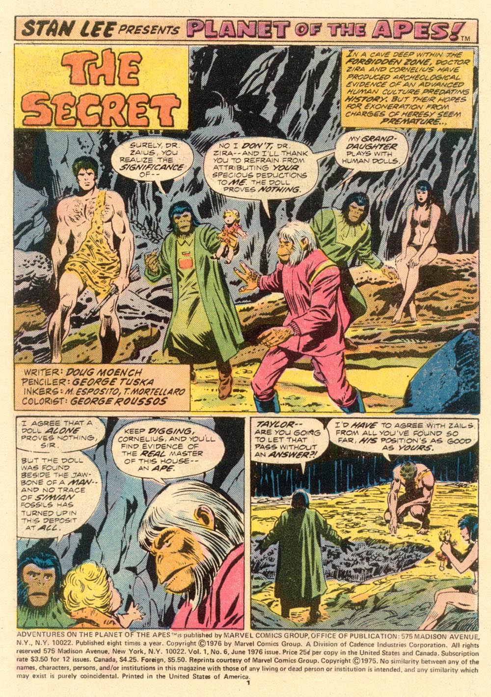 Read online Adventures on the Planet of the Apes comic -  Issue #6 - 2