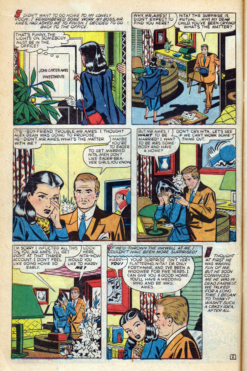 Read online Glamorous Romances comic -  Issue #44 - 12