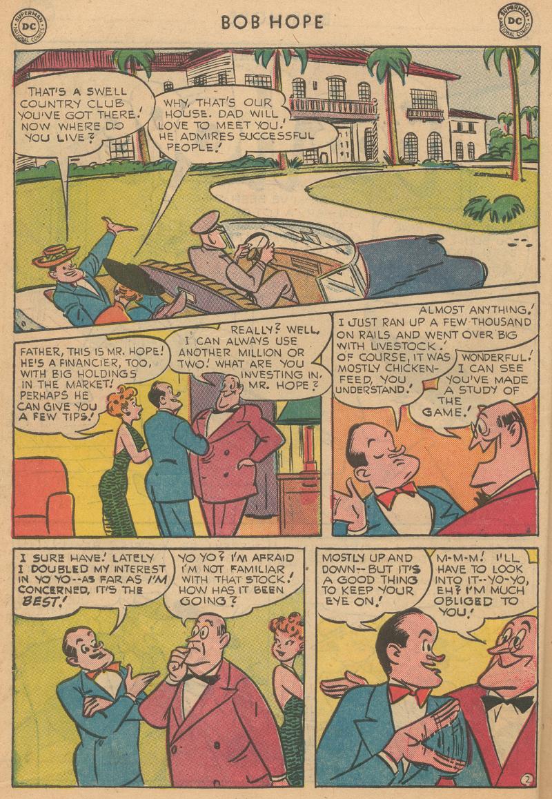 Read online The Adventures of Bob Hope comic -  Issue #18 - 12