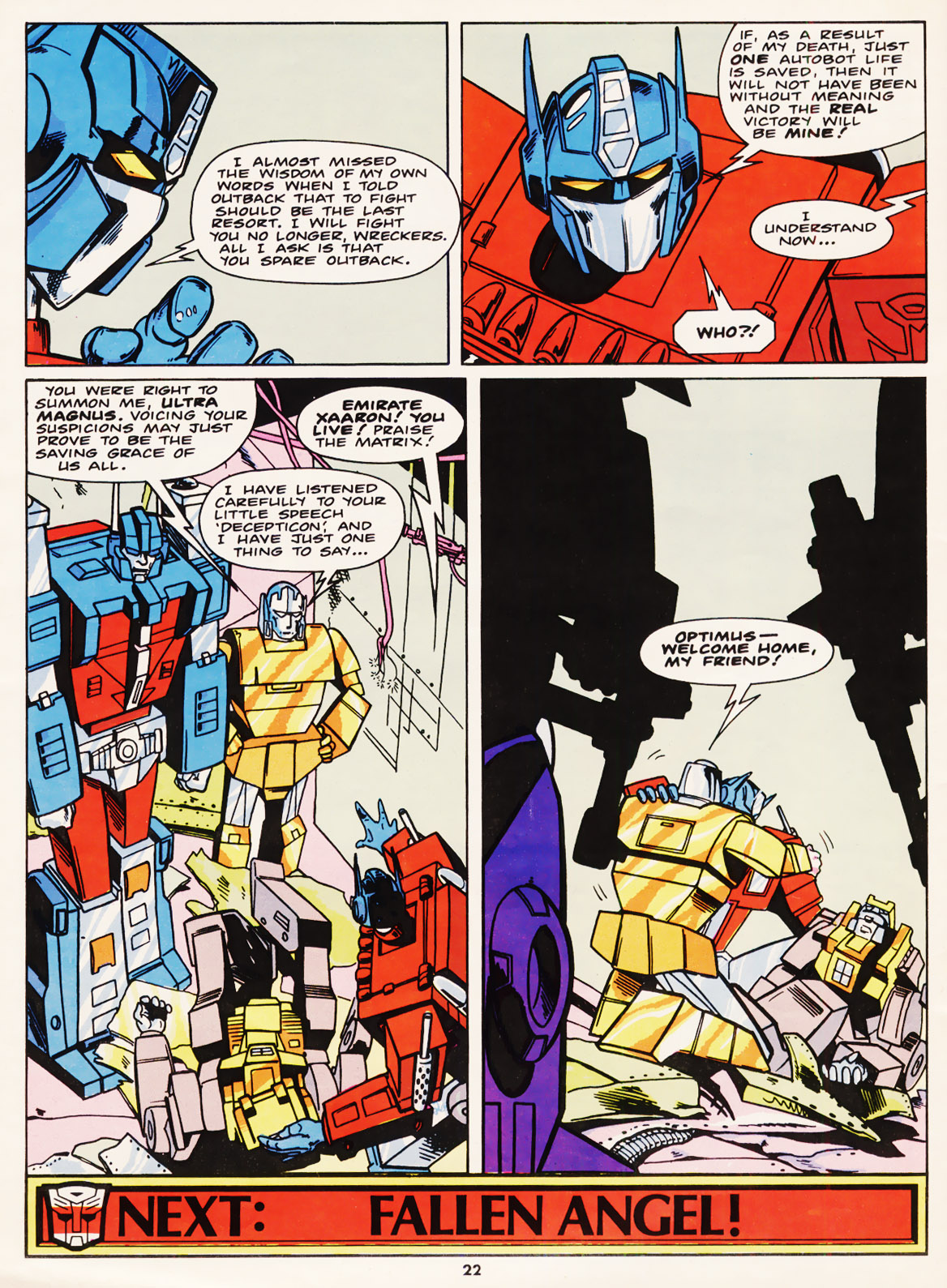 Read online The Transformers (UK) comic -  Issue #100 - 21