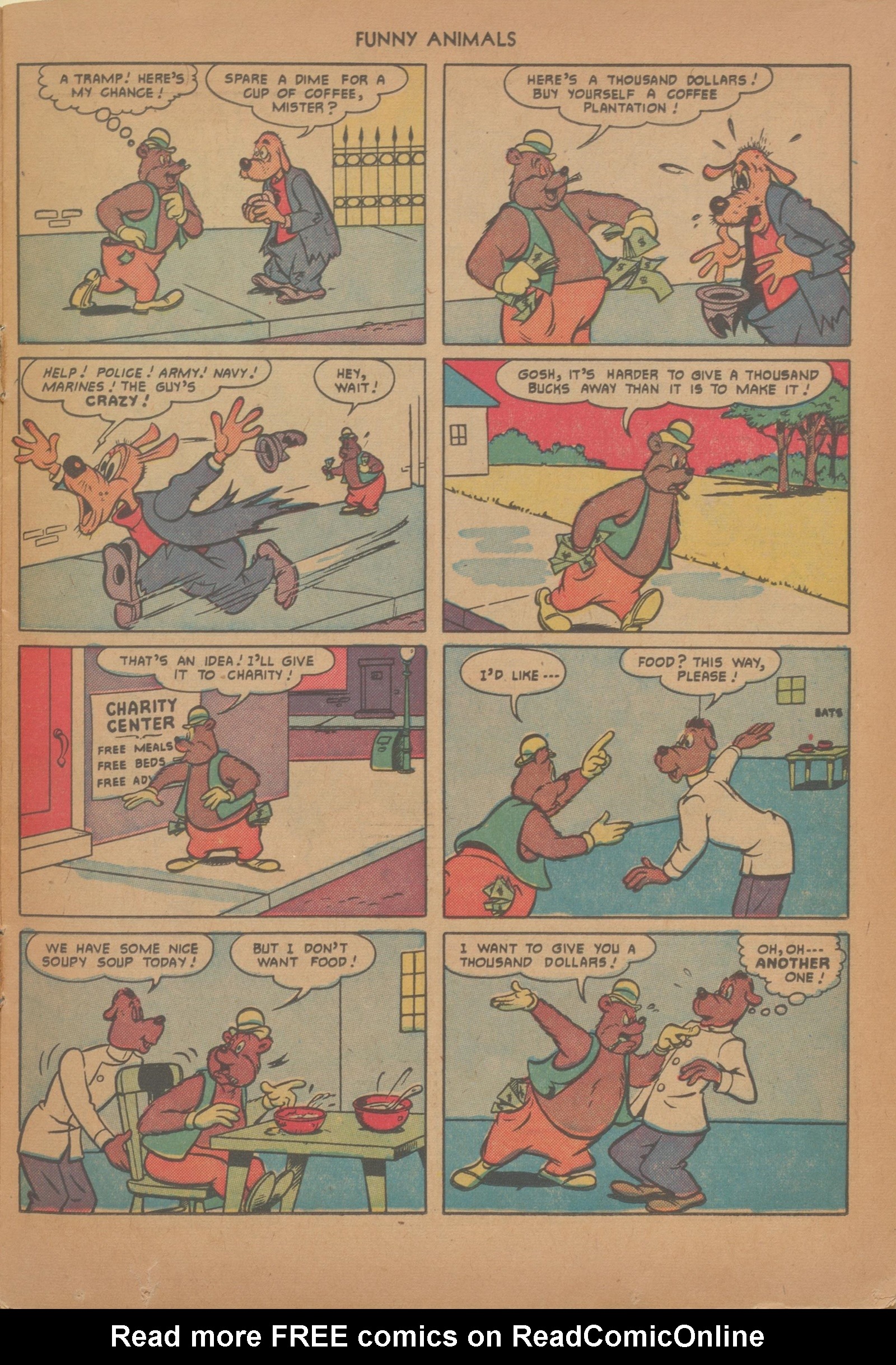 Read online Fawcett's Funny Animals comic -  Issue #70 - 15