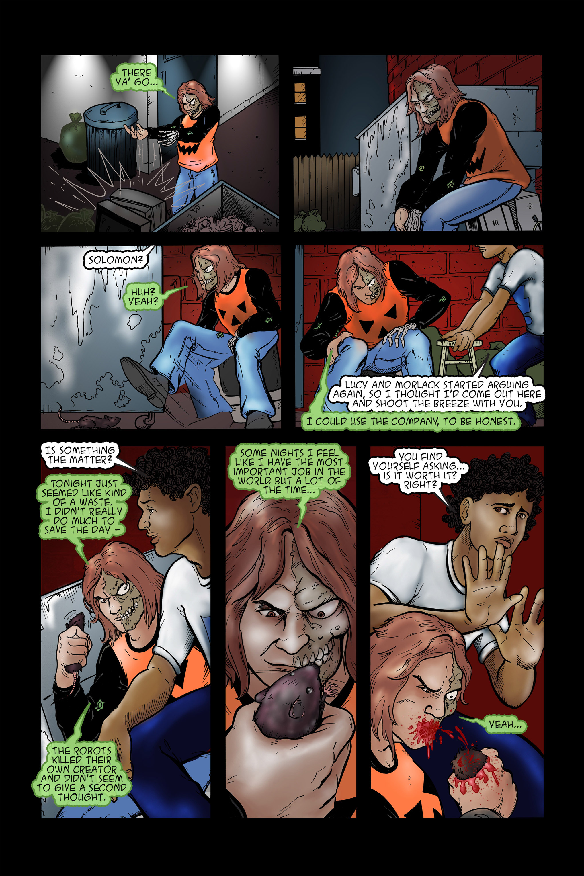 Read online Halloween Man comic -  Issue #6 - 128