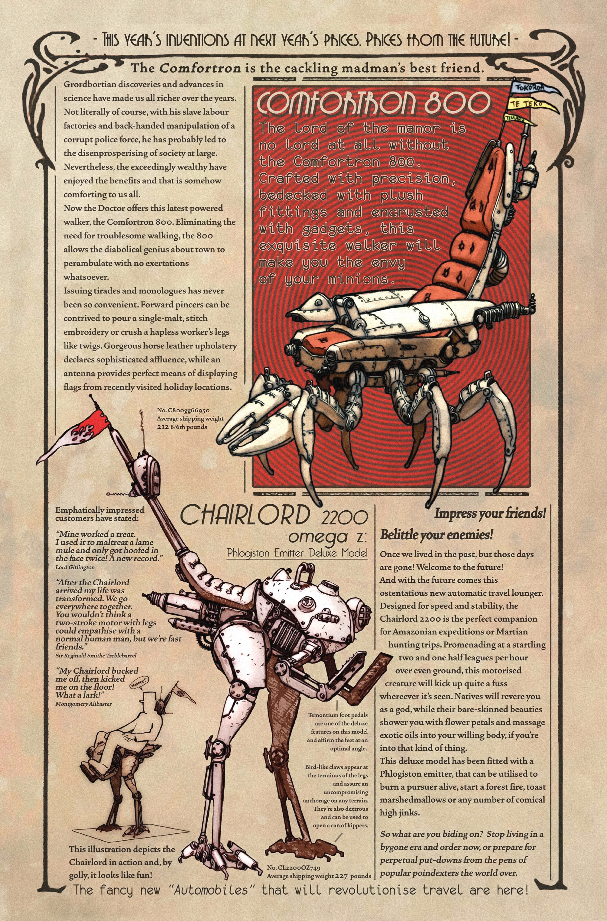 Read online Dr. Grordbort Onslaught comic -  Issue # TPB - 39