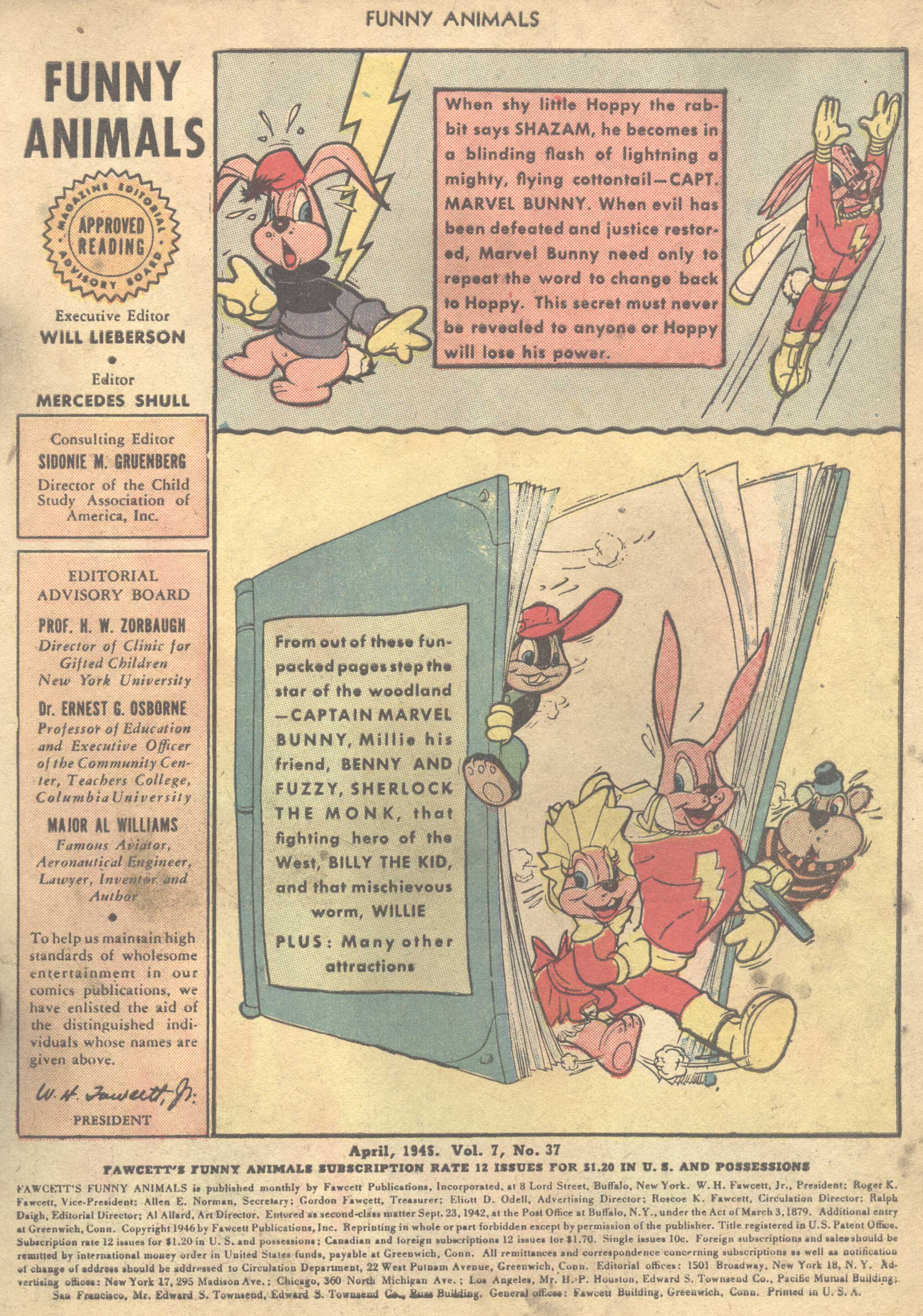 Read online Fawcett's Funny Animals comic -  Issue #37 - 3