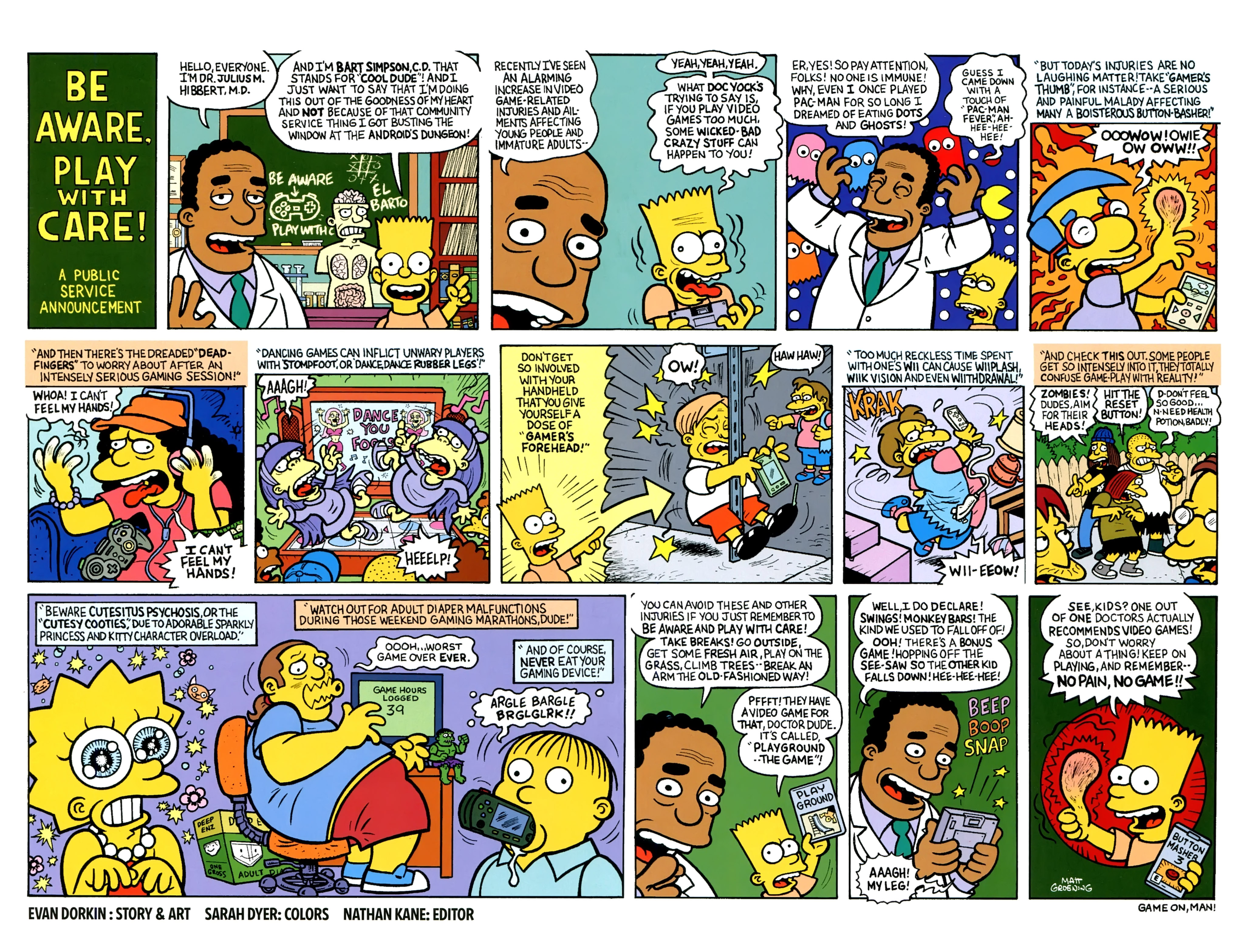 Read online Bongo Comics Free-For-All! comic -  Issue #2016 - 16