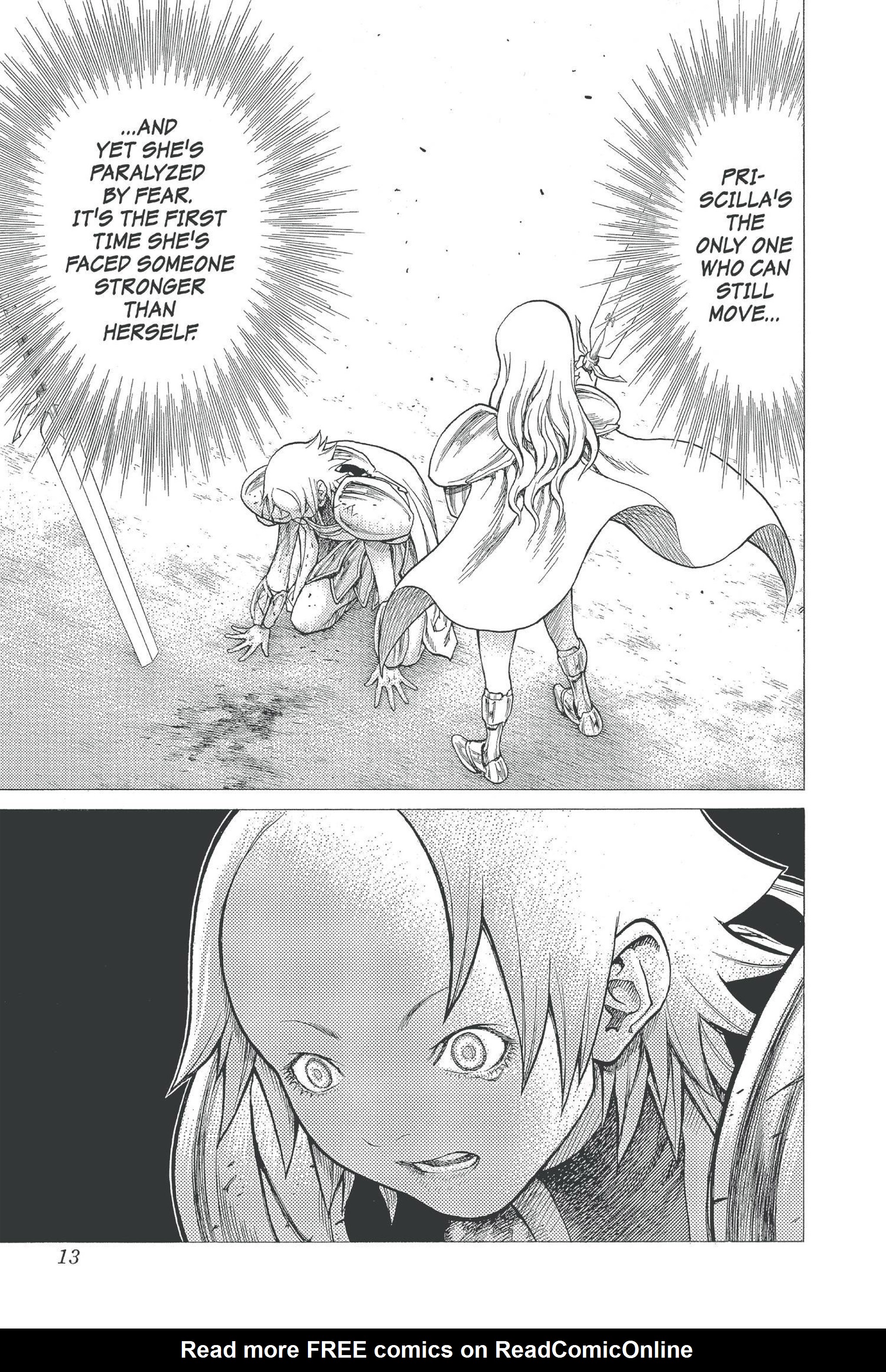 Read online Claymore comic -  Issue #5 - 13