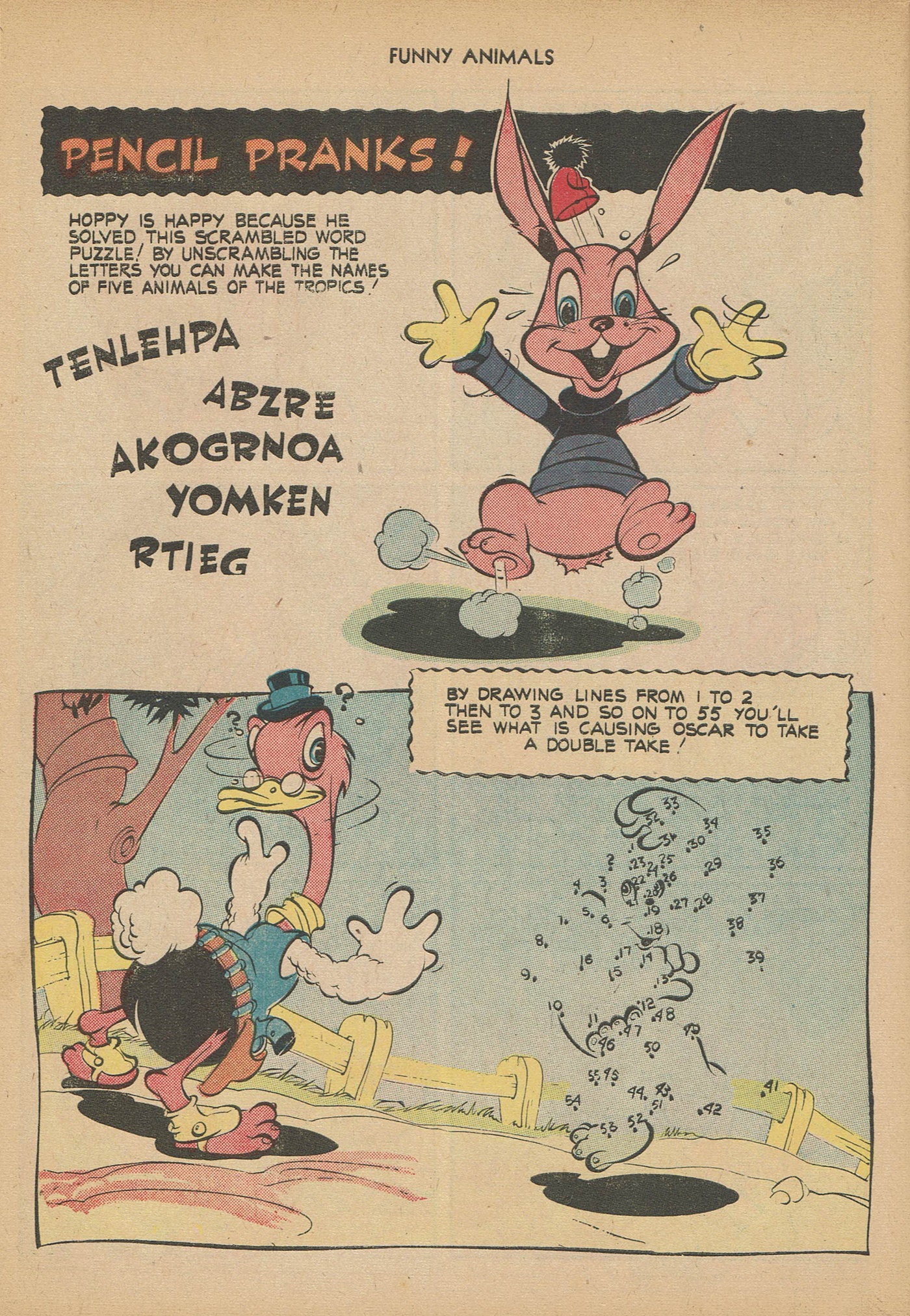 Read online Fawcett's Funny Animals comic -  Issue #14 - 50