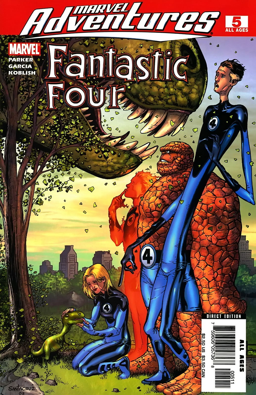 Read online Marvel Adventures Fantastic Four comic -  Issue #5 - 1