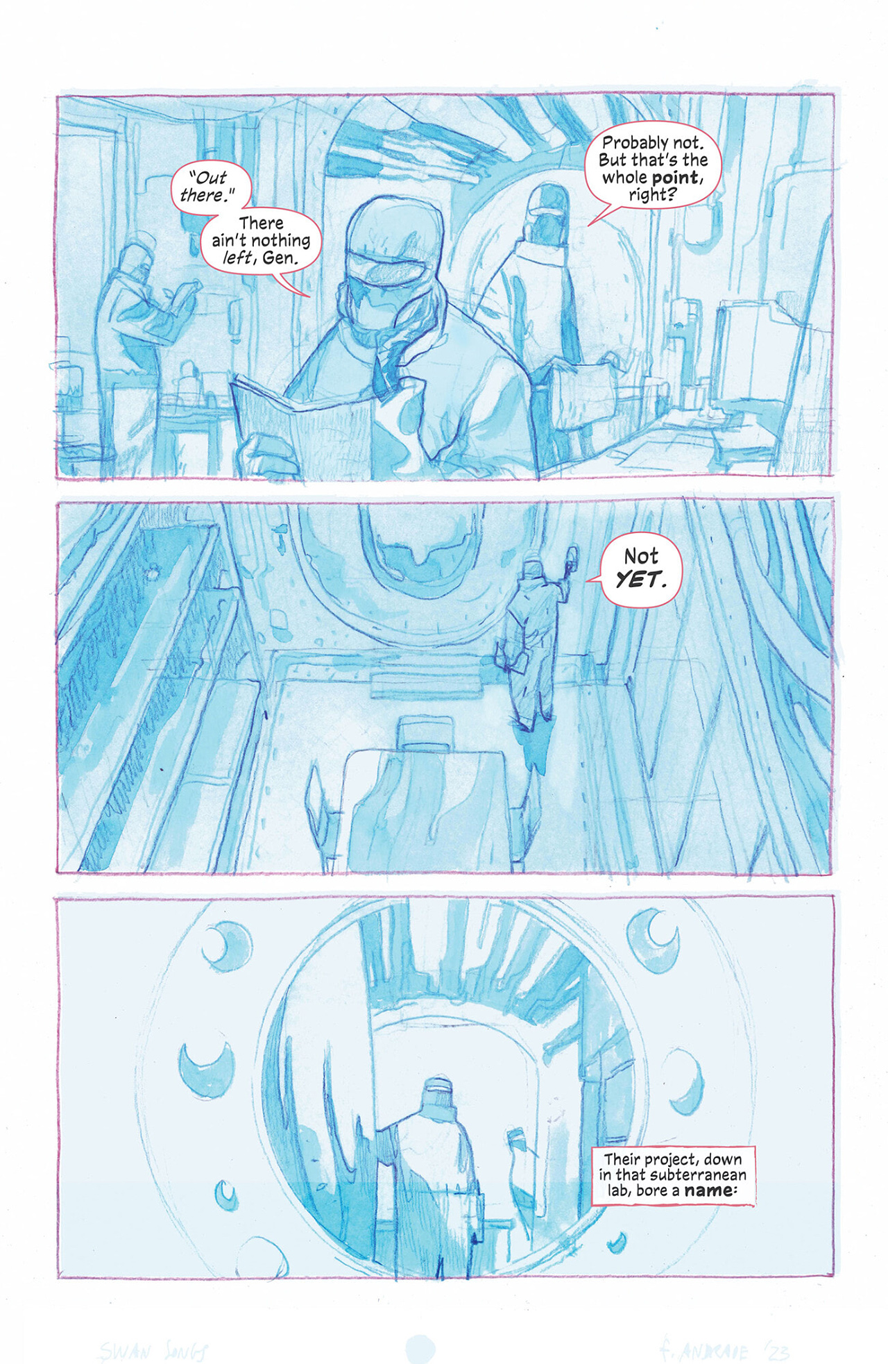 Read online Swan Songs comic -  Issue #3 - 17