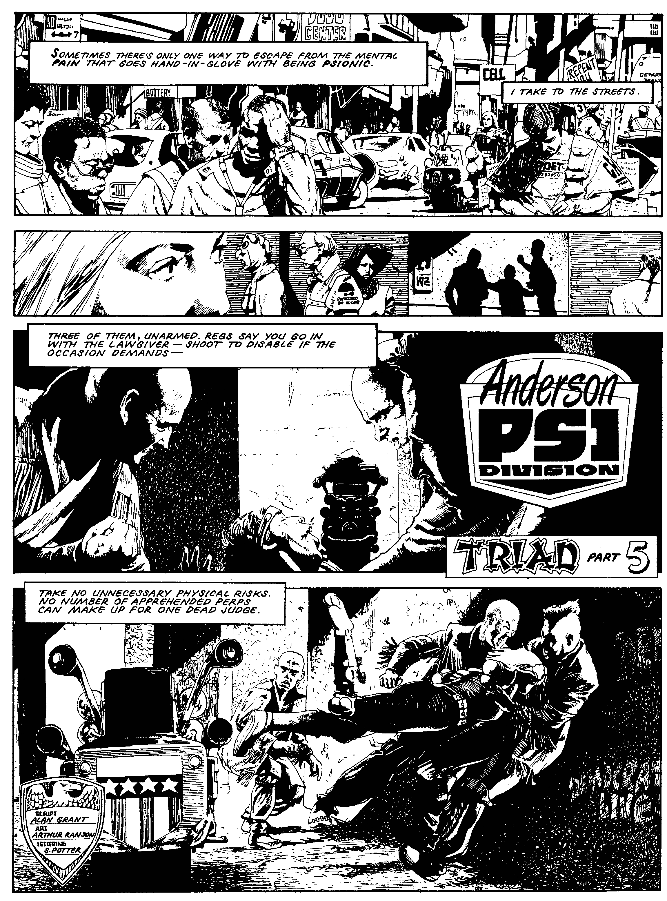 Read online Essential Judge Anderson: Shamball comic -  Issue # TPB - 26