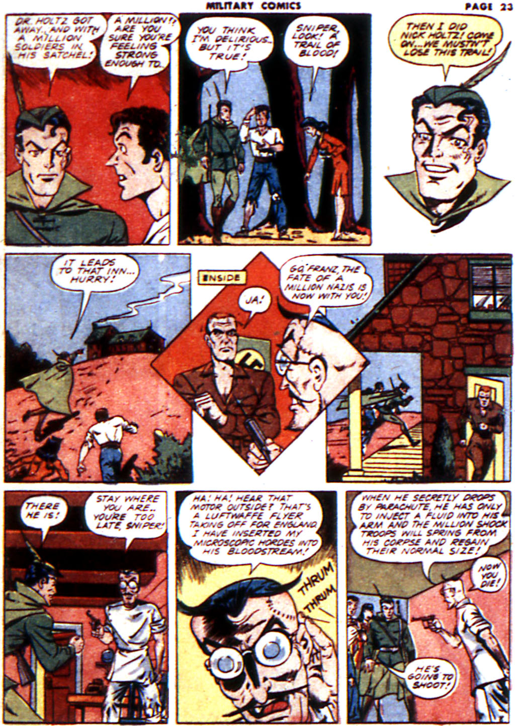 Read online Military Comics comic -  Issue #14 - 25