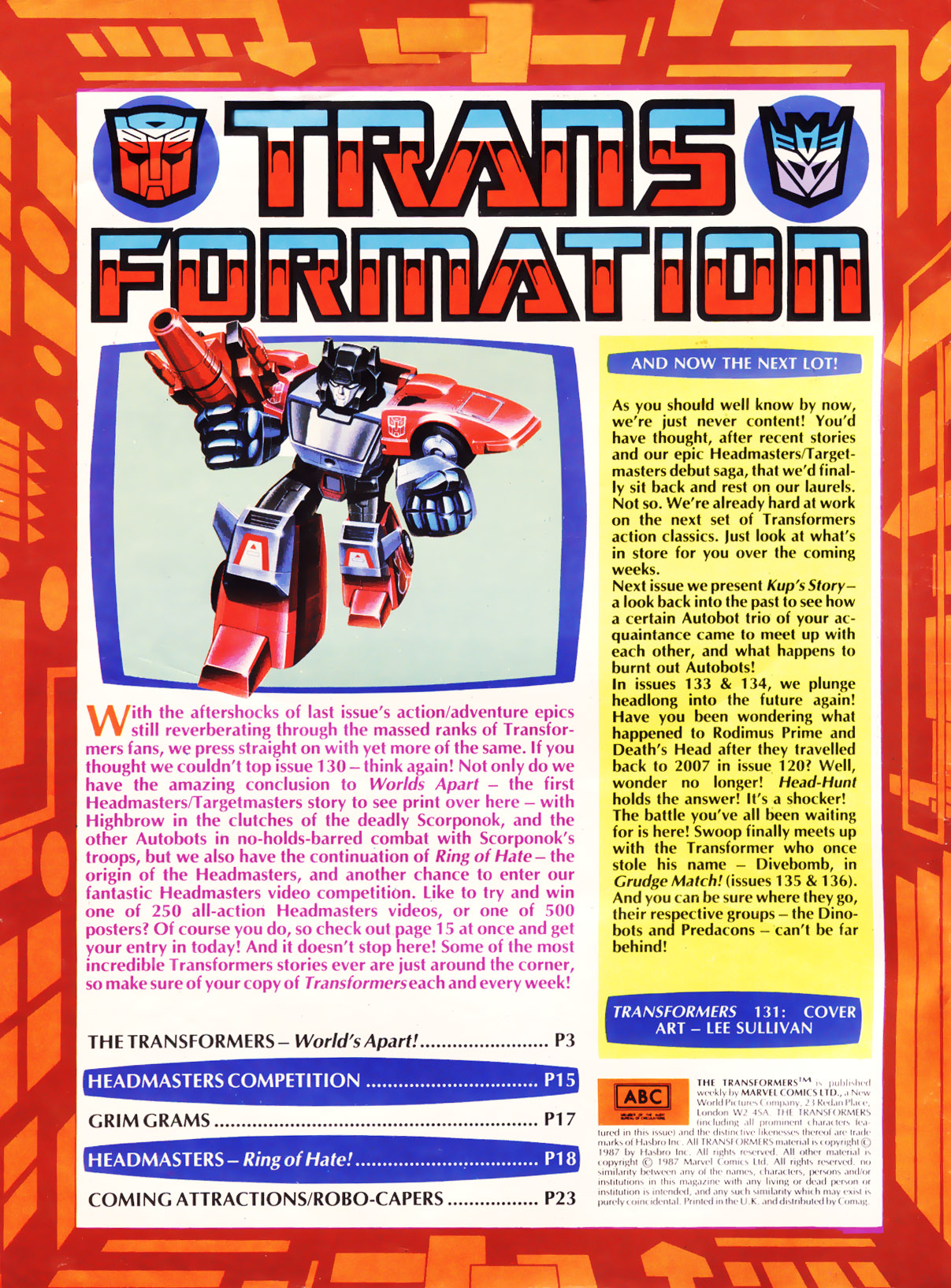 Read online The Transformers (UK) comic -  Issue #131 - 2
