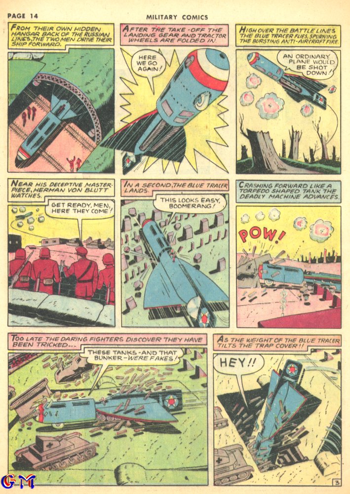 Read online Military Comics comic -  Issue #8 - 16