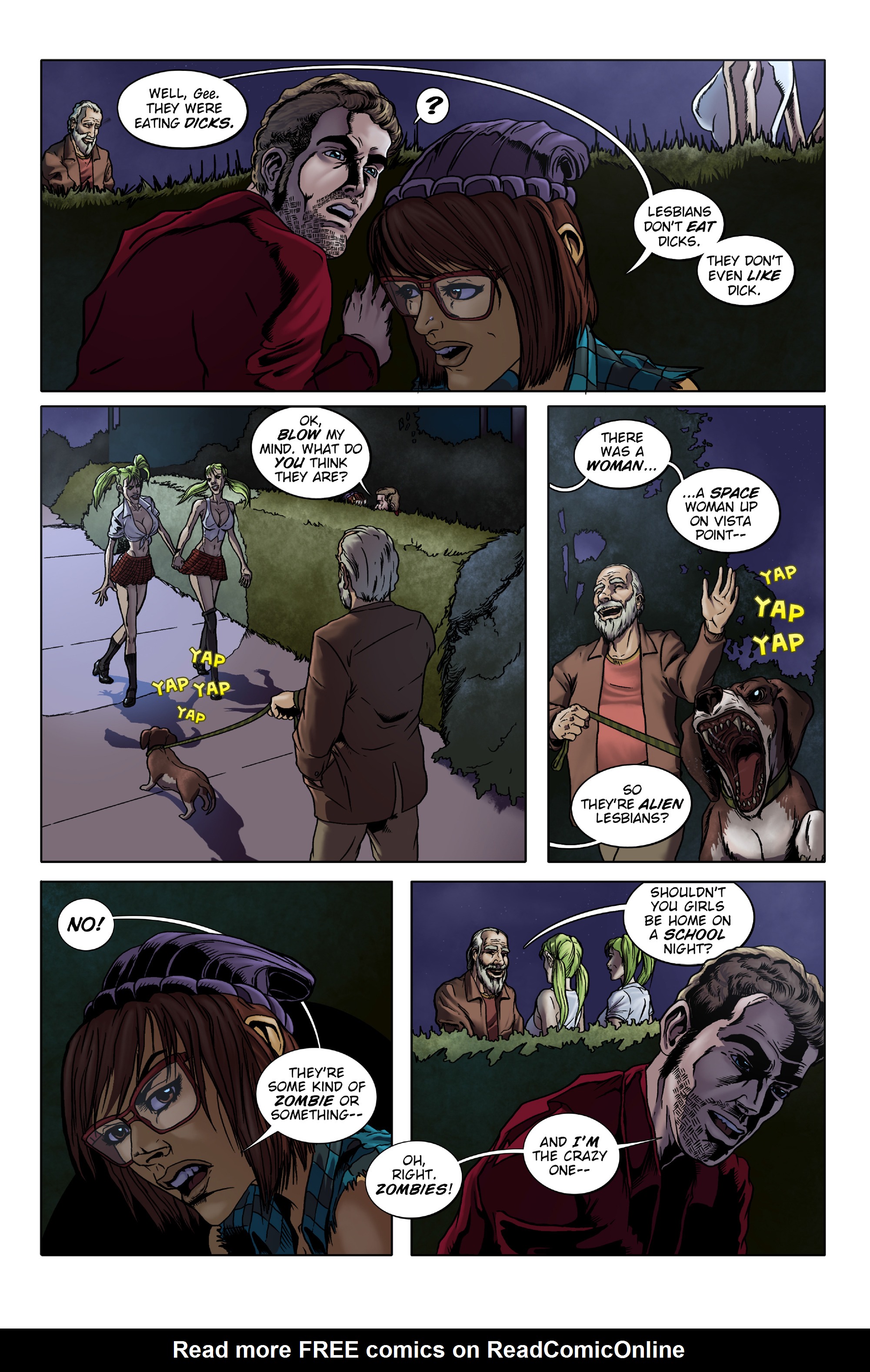 Read online Lesbian Zombies from Outer Space comic -  Issue #2 - 5