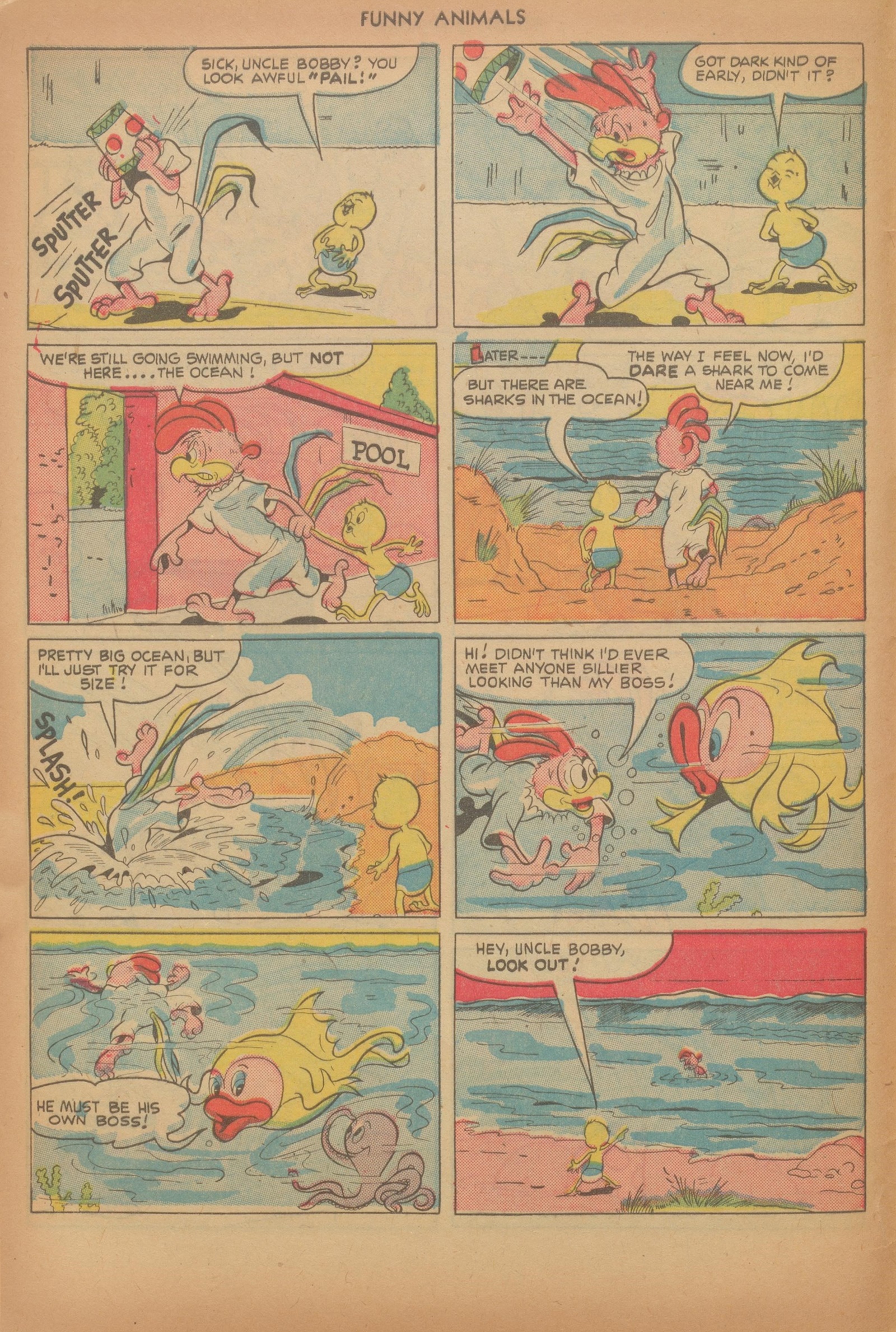 Read online Fawcett's Funny Animals comic -  Issue #72 - 8