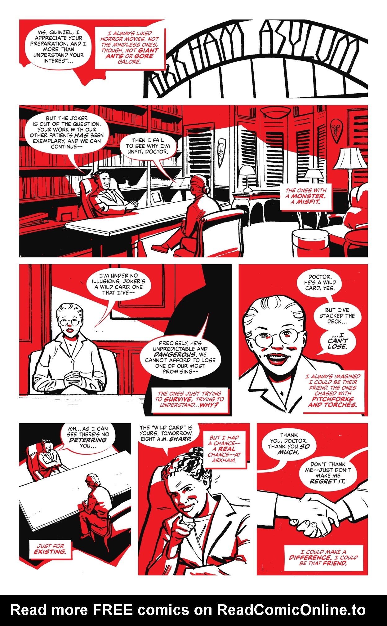 Read online Harley Quinn: Black   White   Redder comic -  Issue #3 - 17
