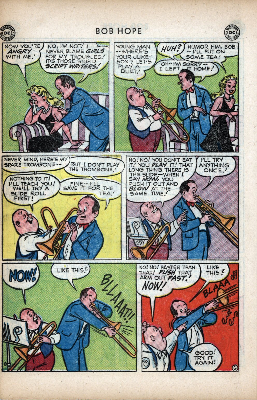 Read online The Adventures of Bob Hope comic -  Issue #11 - 16