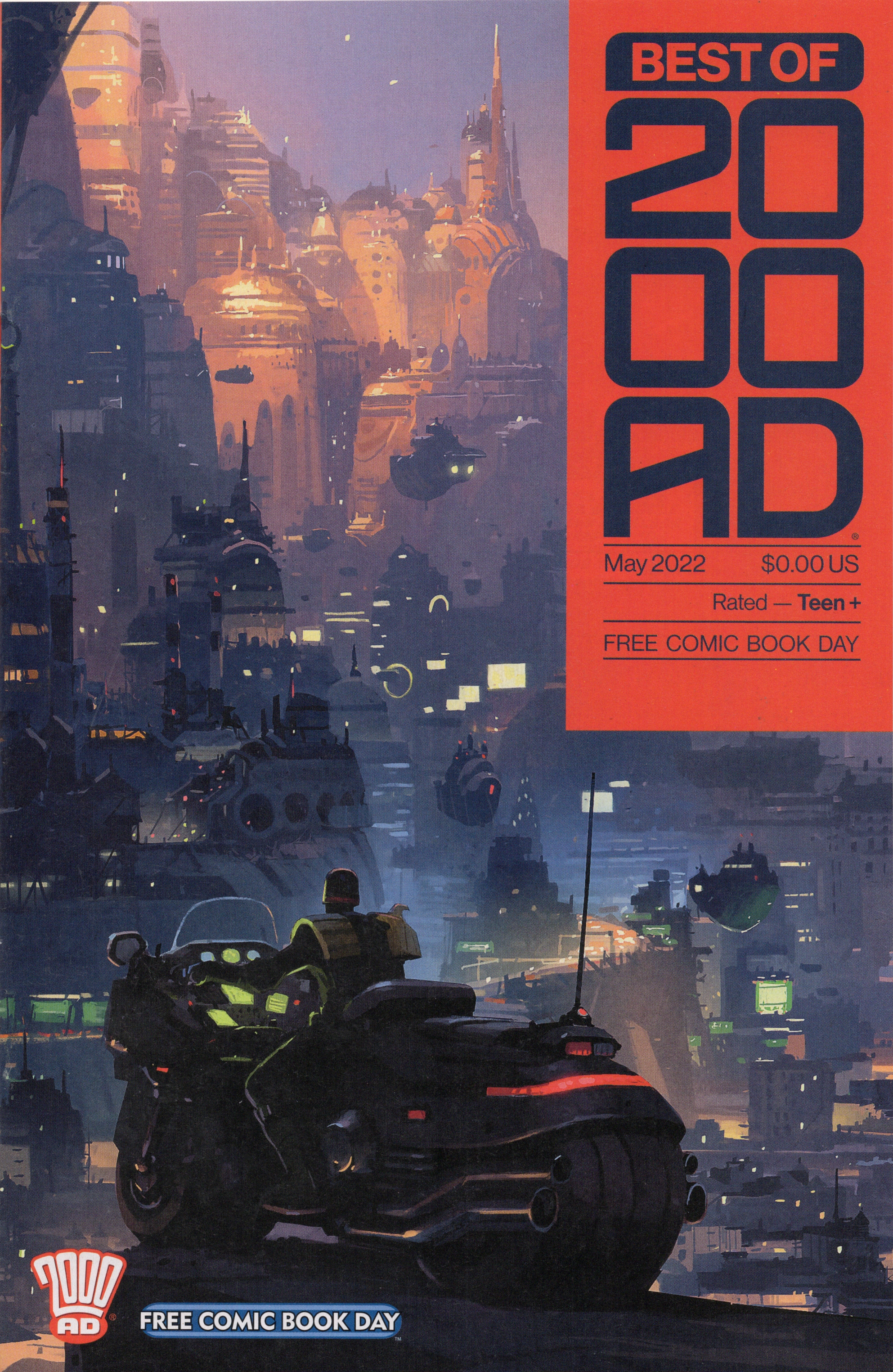 Read online Free Comic Book Day 2022 comic -  Issue # 2000AD Best Of 2000AD - 1