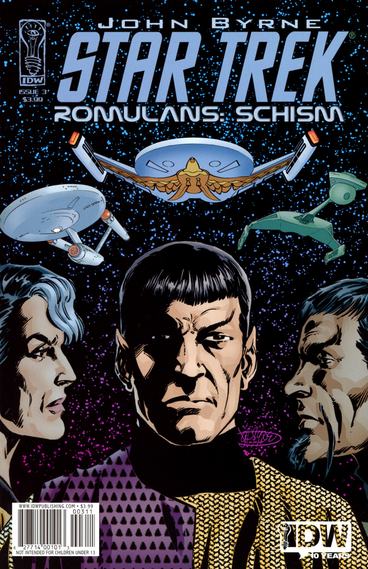 Read online Star Trek: Romulans Schism comic -  Issue #3 - 1