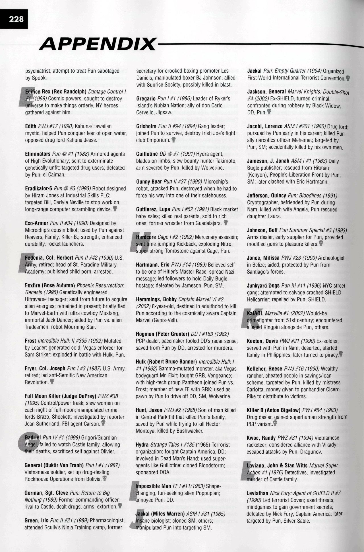 Read online Marvel Encyclopedia comic -  Issue # TPB 5 - 231