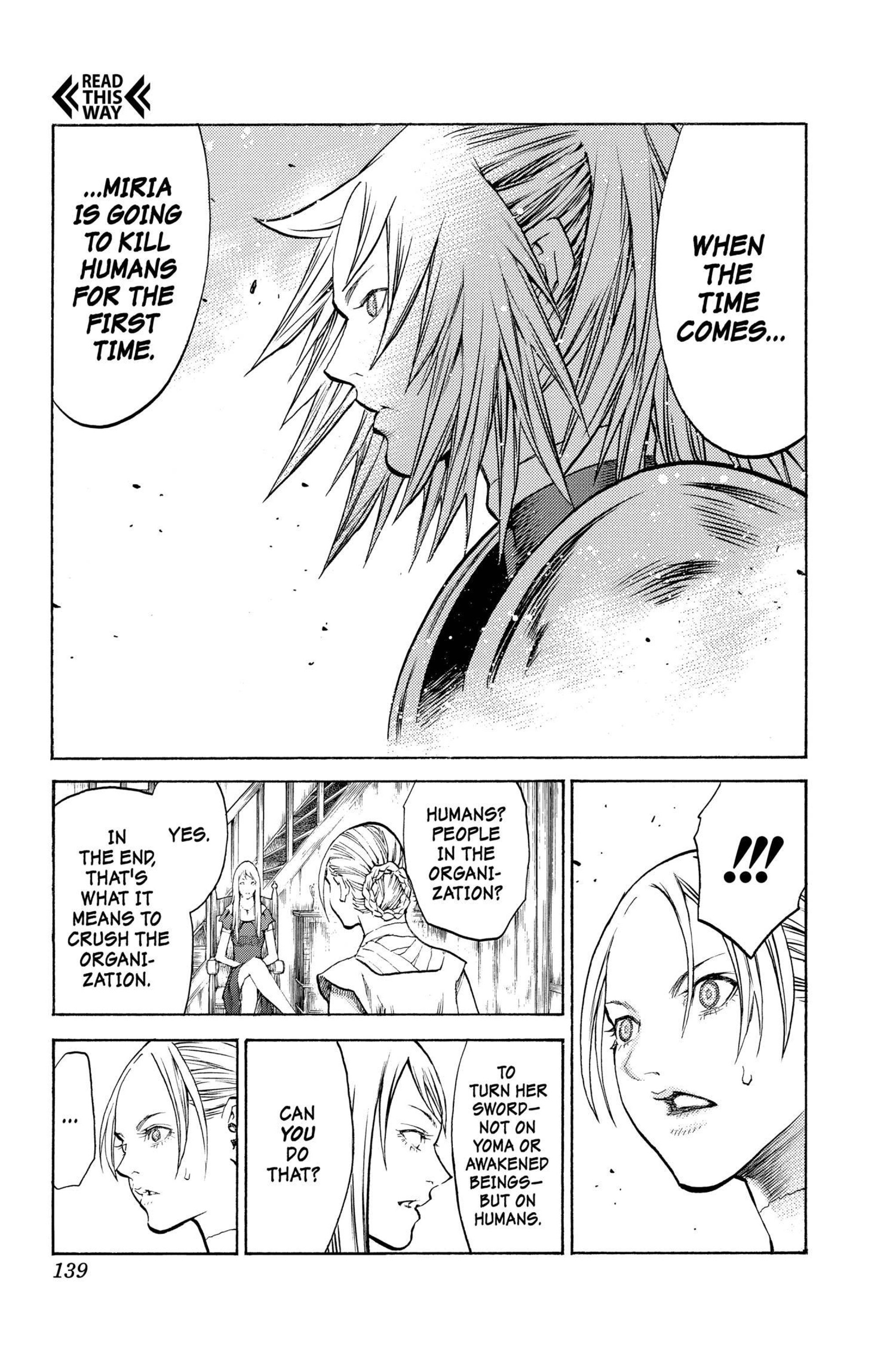 Read online Claymore comic -  Issue #19 - 125