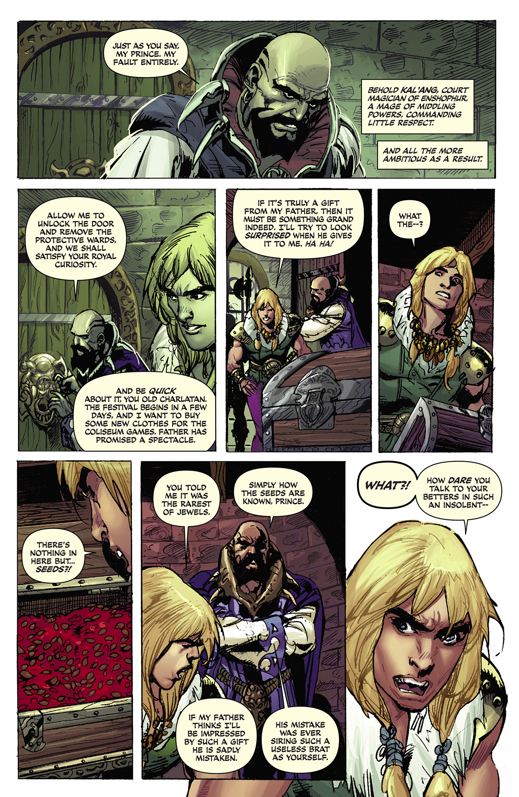 Read online Red Sonja/Conan comic -  Issue #1 - 6