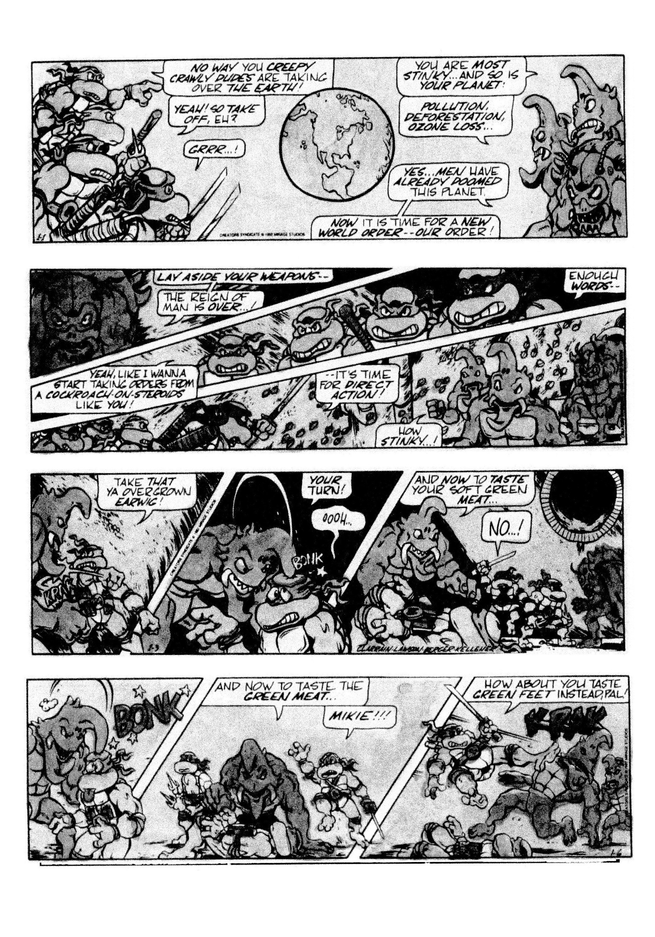 Read online Teenage Mutant Ninja Turtles: Complete Newspaper Daily Comic Strip Collection comic -  Issue # TPB 2 (Part 1) - 84