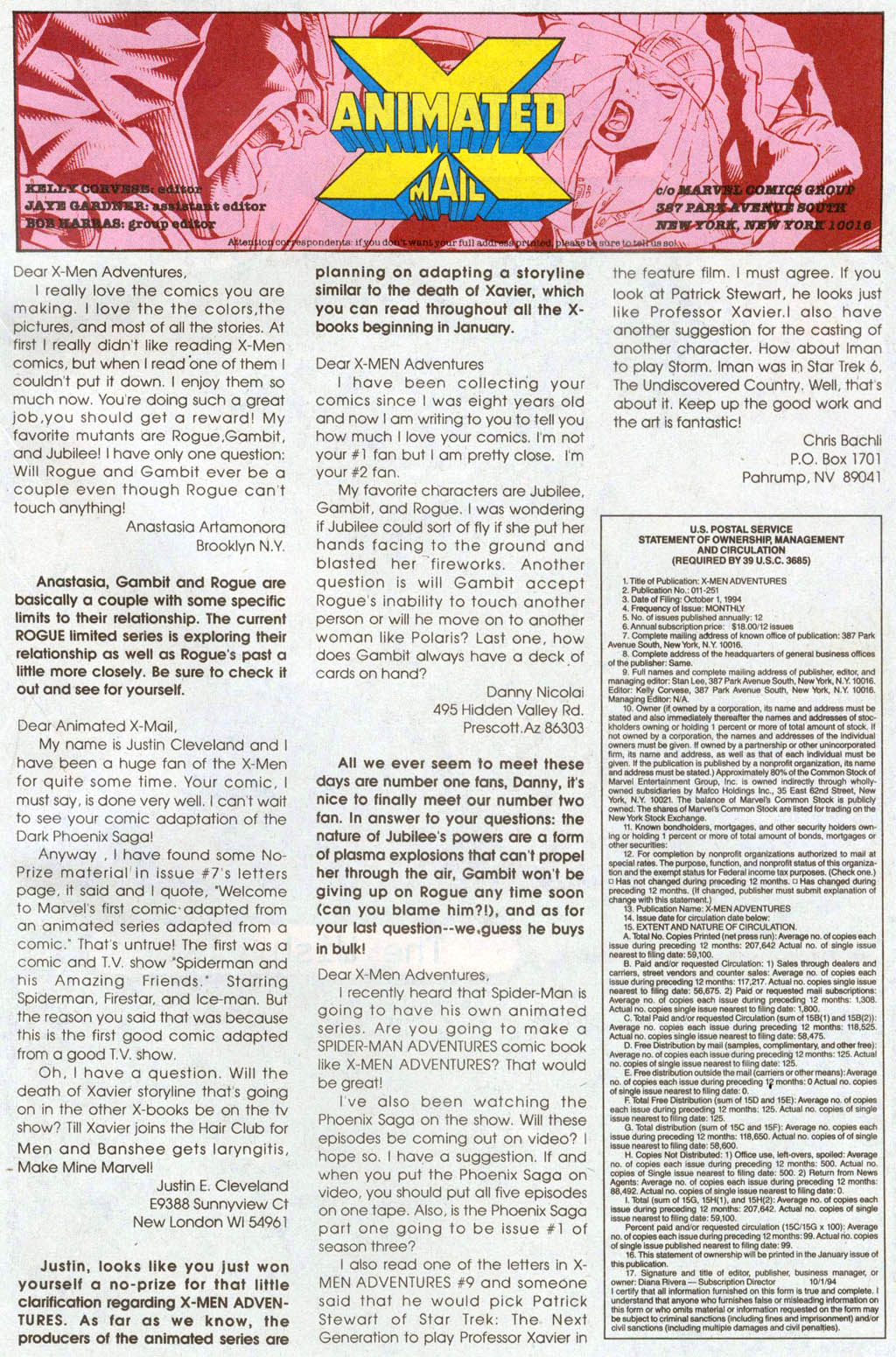 Read online X-Men Adventures (1995) comic -  Issue #1 - 24