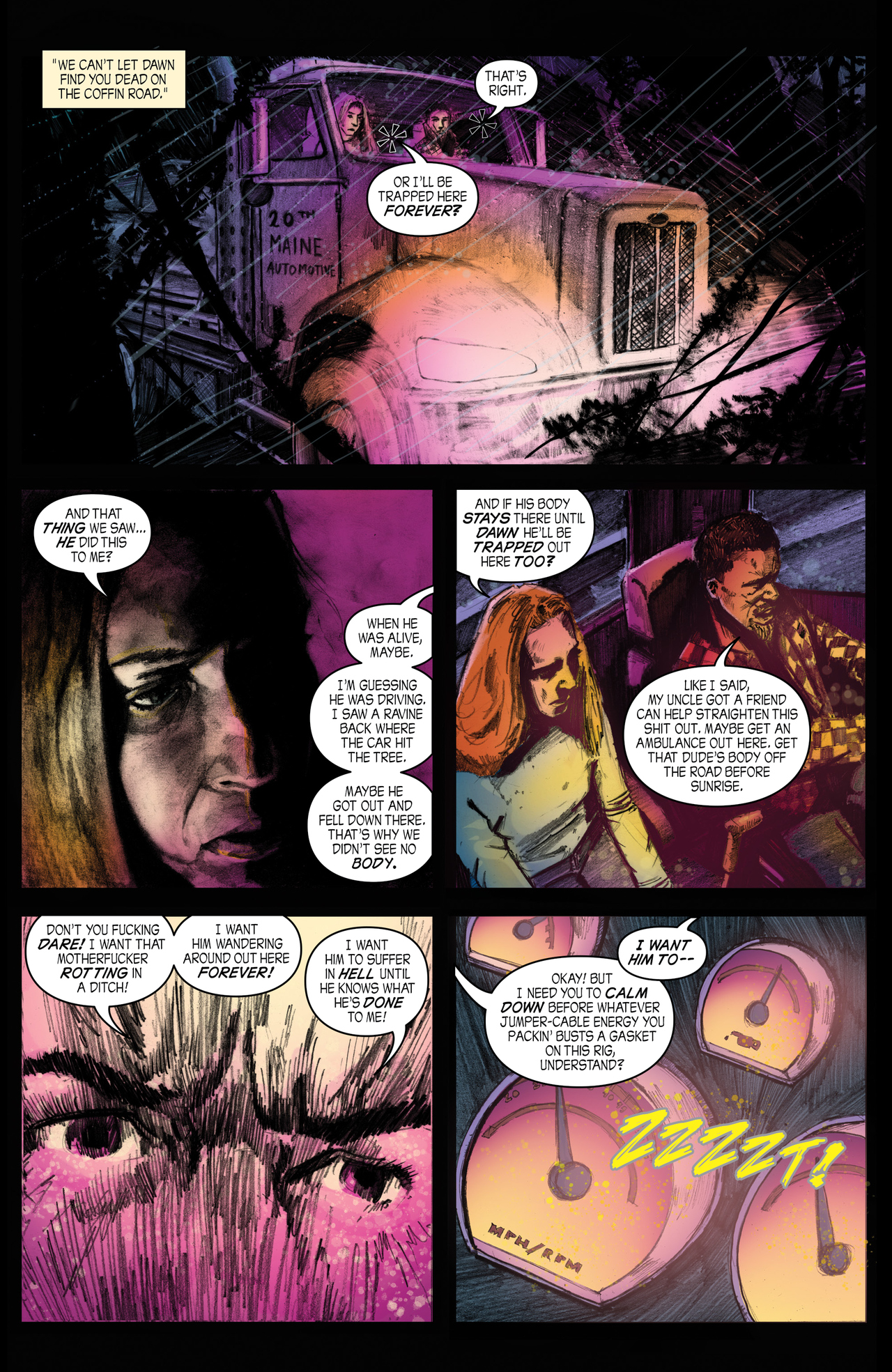 Read online John Carpenter's Night Terrors comic -  Issue # The Coffin Road - 32