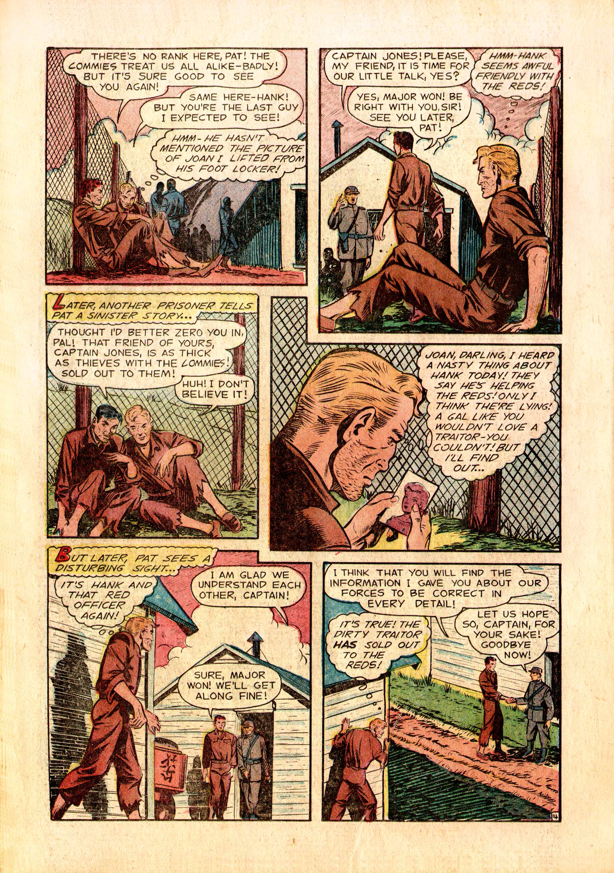 Read online Men in Action (1957) comic -  Issue #3 - 16